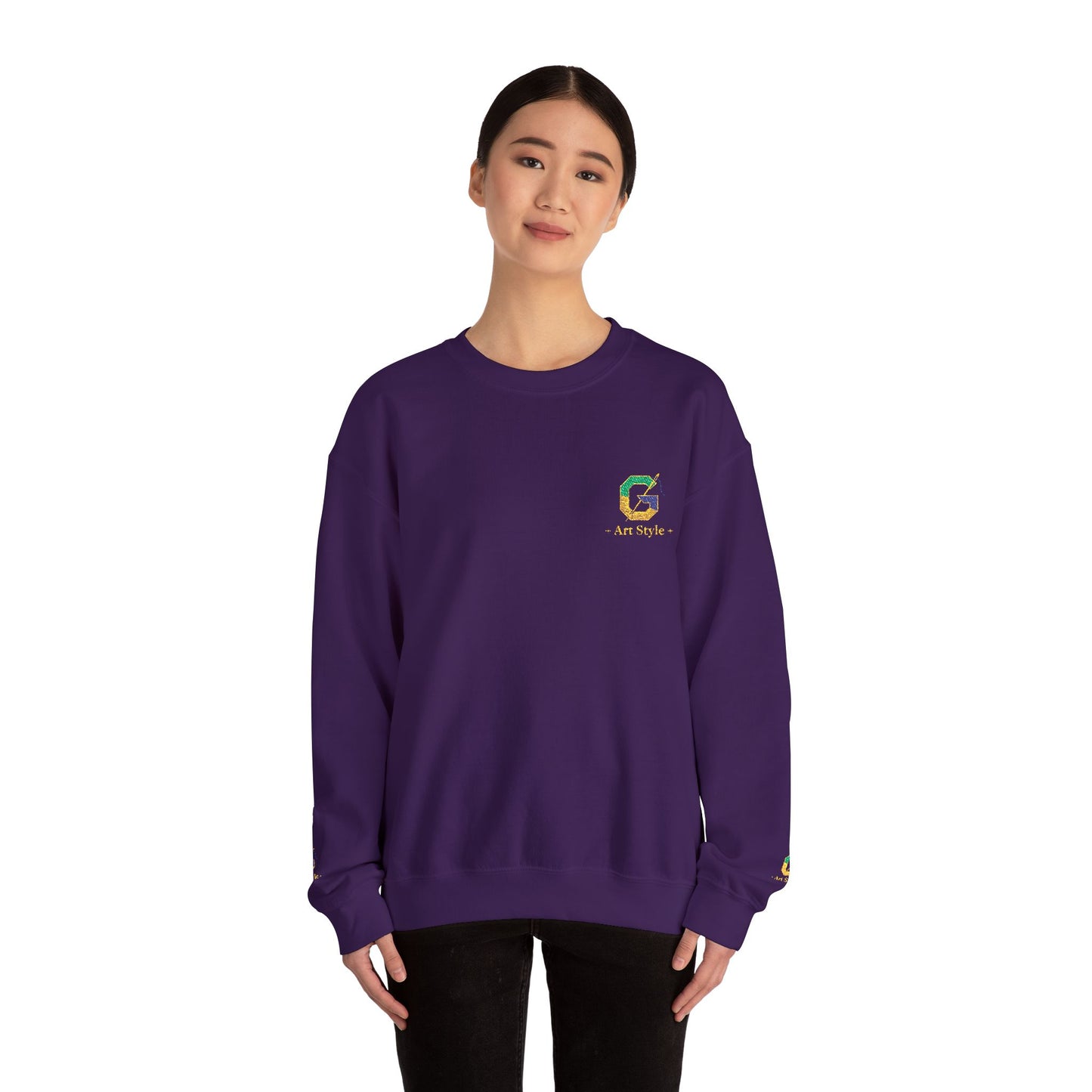 Mardi Gras Fleur-de-Lis Sweatshirt - Ghita G Crewneck Fashion - Ghita Shop