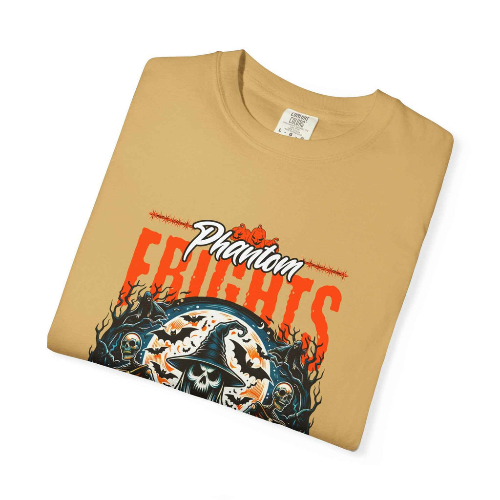 Phantom Frights T-Shirt - Unisex Garment-Dyed Tee for Spooky Seasons