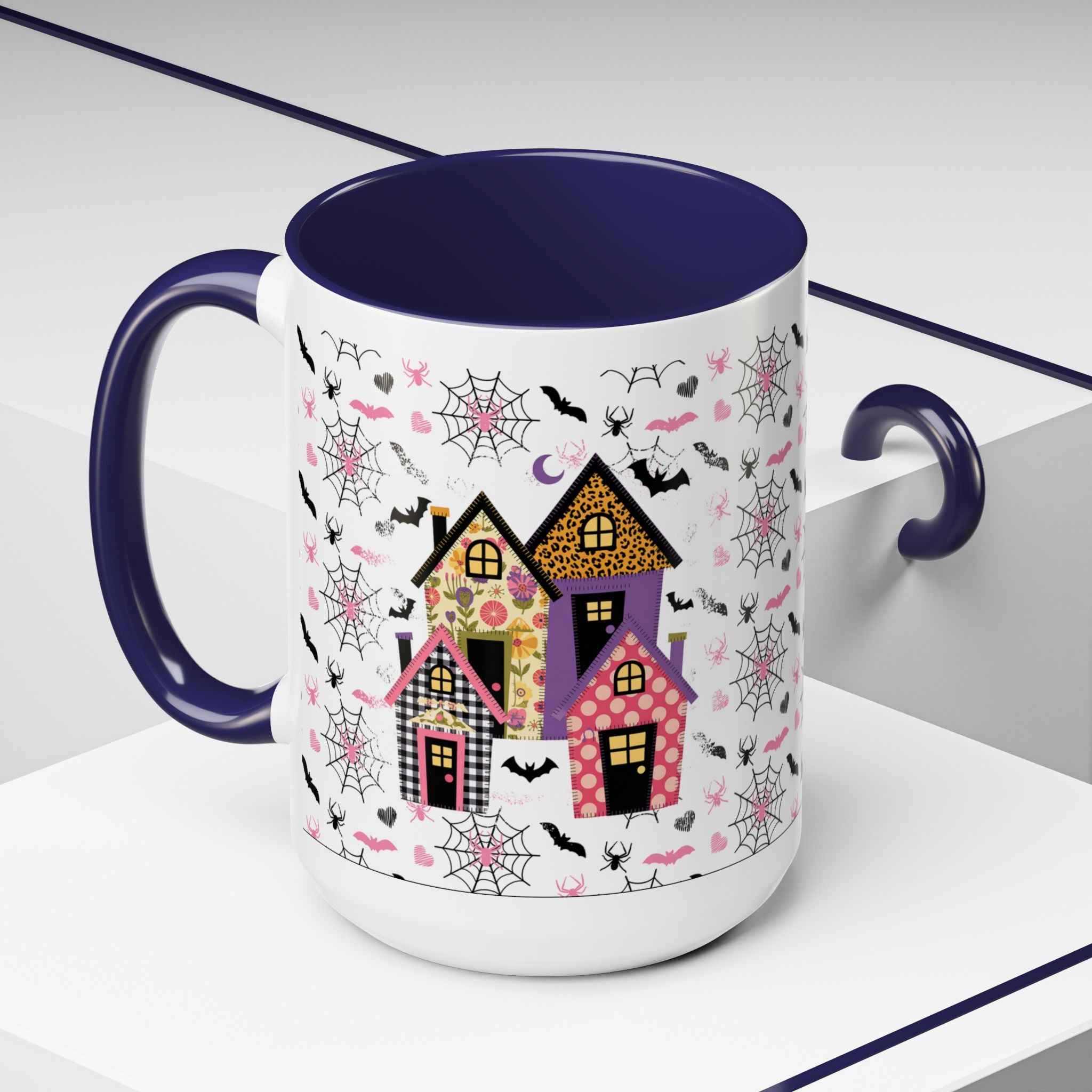 Halloween Coffee Mug | Spooky House Design, Perfect Fall Decor and Witchy Gifts for Autumn Celebrations and Cozy Nights