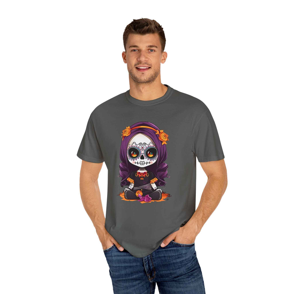 Dia de los Muertos T-Shirt - Vibrant Halloween Casual Wear