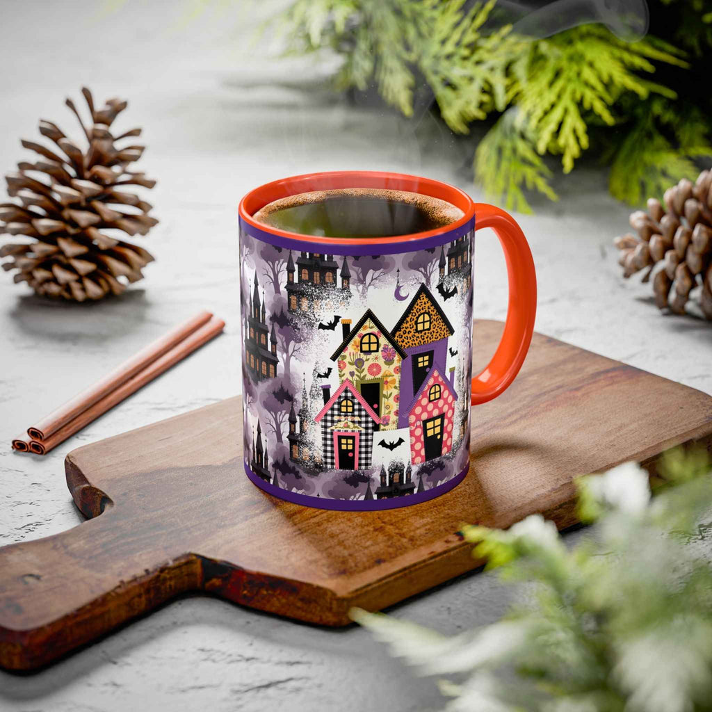 Colorful Halloween Mugs - Unique Witch-Themed Coffee Cup for Spooky Autumn Gifts