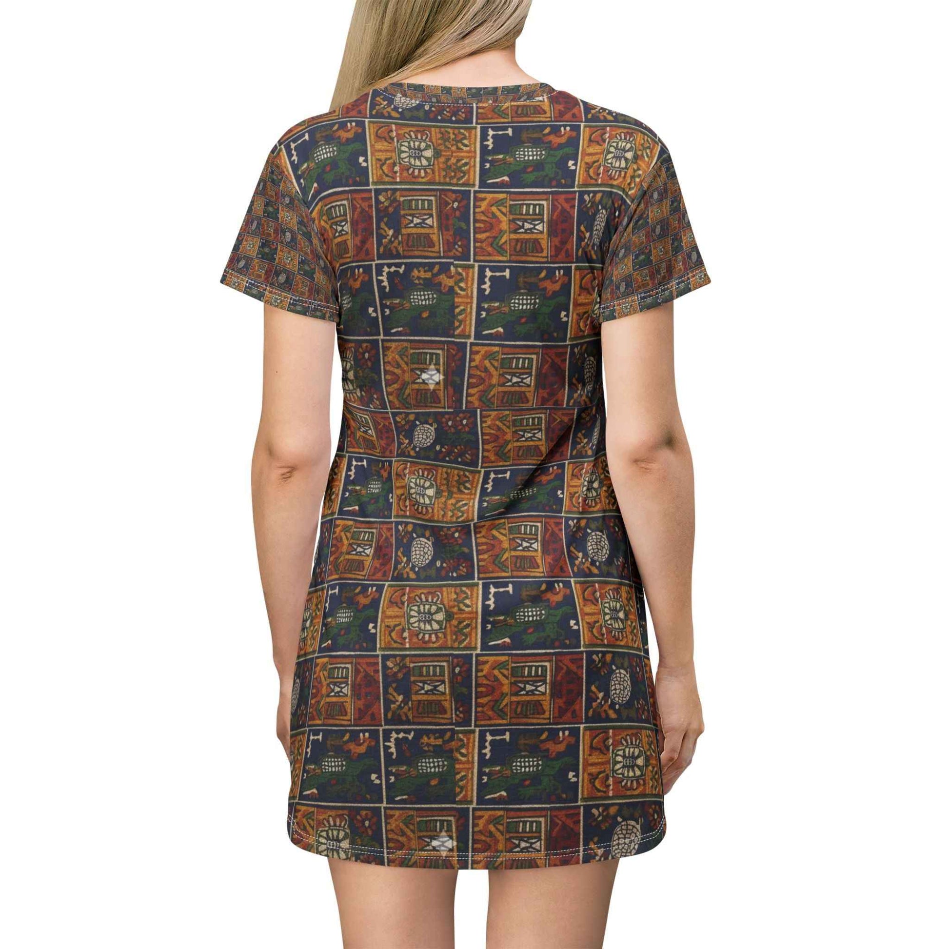 African T-Shirt Dress - Unique Ethnic Style Women's Clothing for Every Occasion