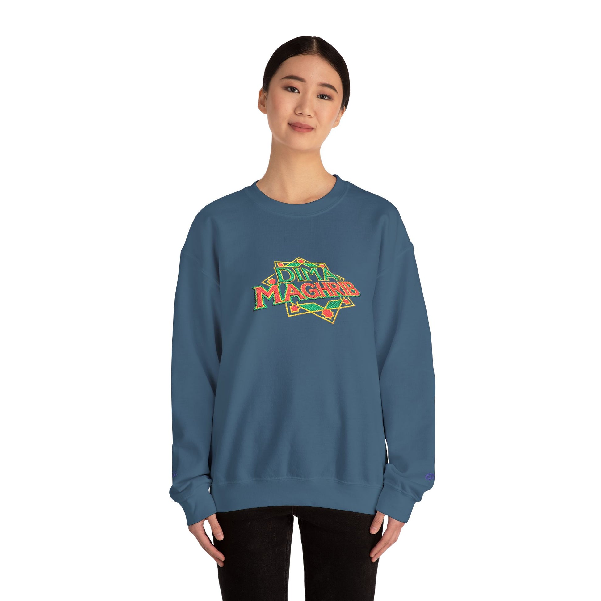 Día de Muertos Sweatshirt - Floral 'Dima Maghrb' Crewneck for Stylish Celebration - Ghita Shop