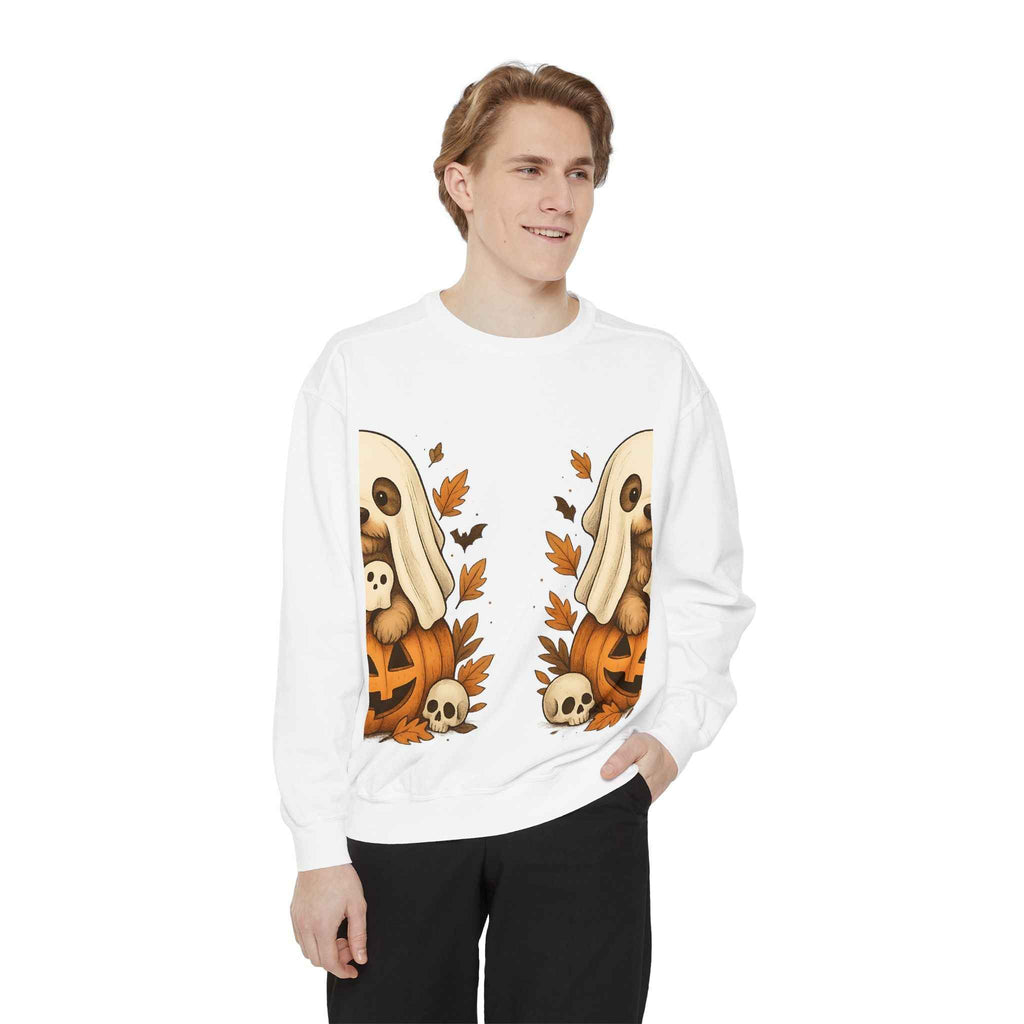 Halloween Bunny Sweatshirt for Spooky Seasonal Style