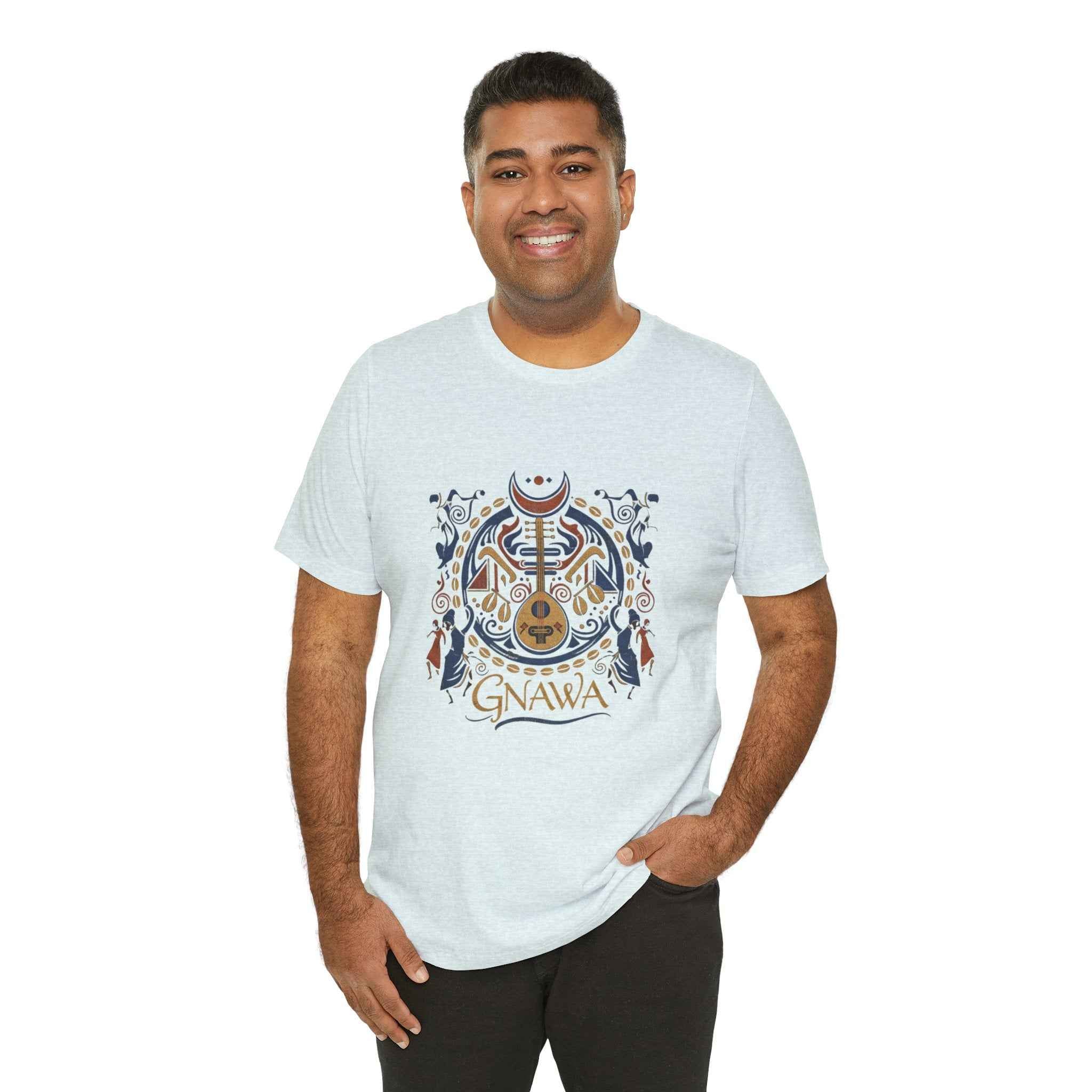T-Shirt Gnawa Morocco Essaouira Short Sleeve Tee - Perfect Gnawa Morocco T-Shirt for Every Occasion