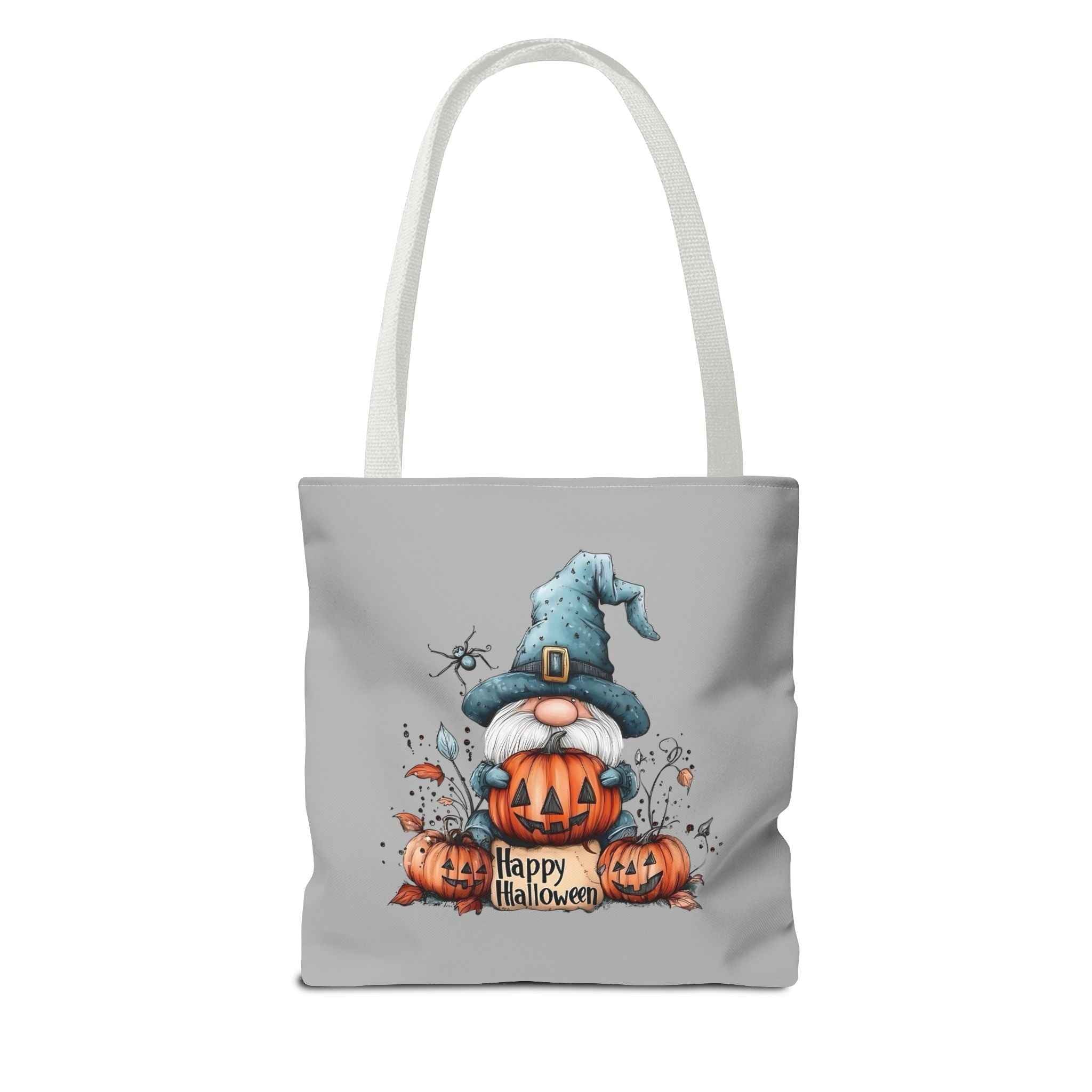 Halloween Mini Tote Bag - Spooky Pumpkin Design for Trick or Treating