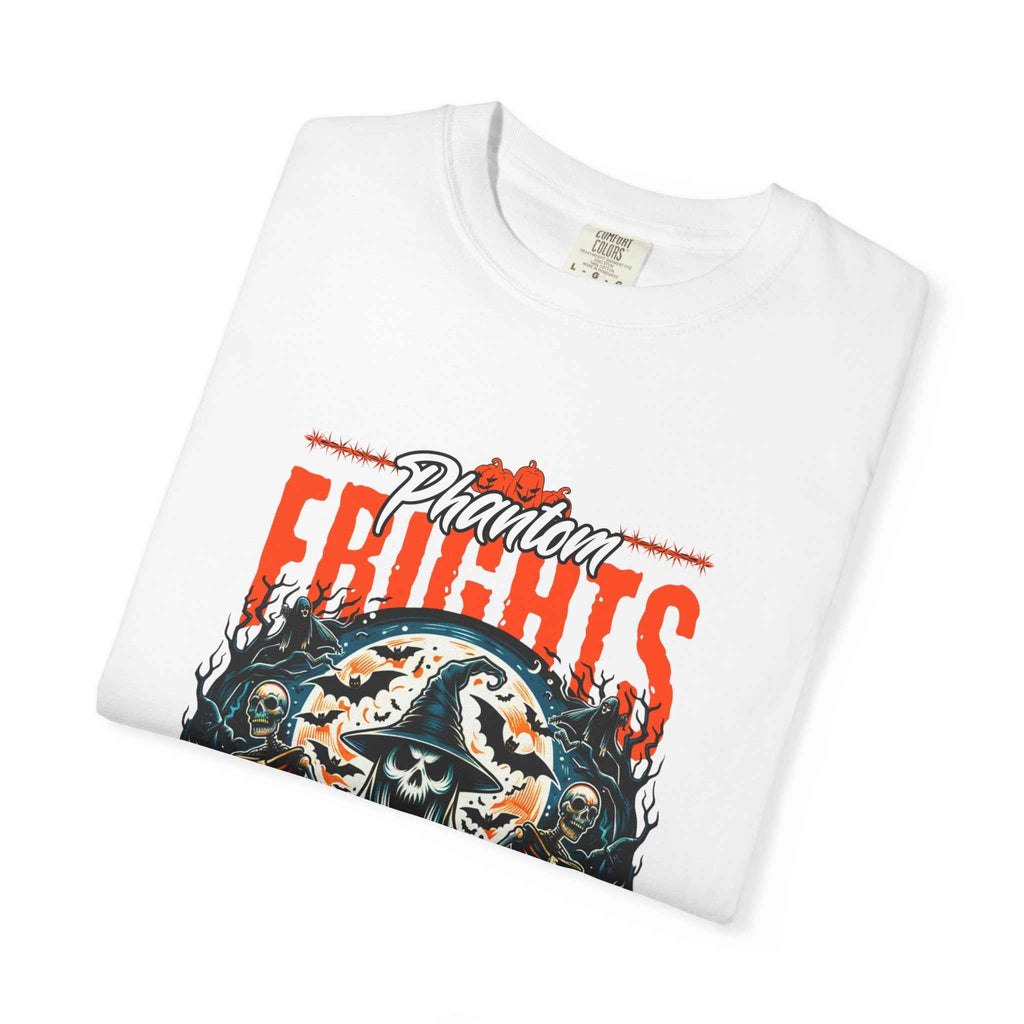 Phantom Frights T-Shirt - Unisex Garment-Dyed Tee for Spooky Seasons