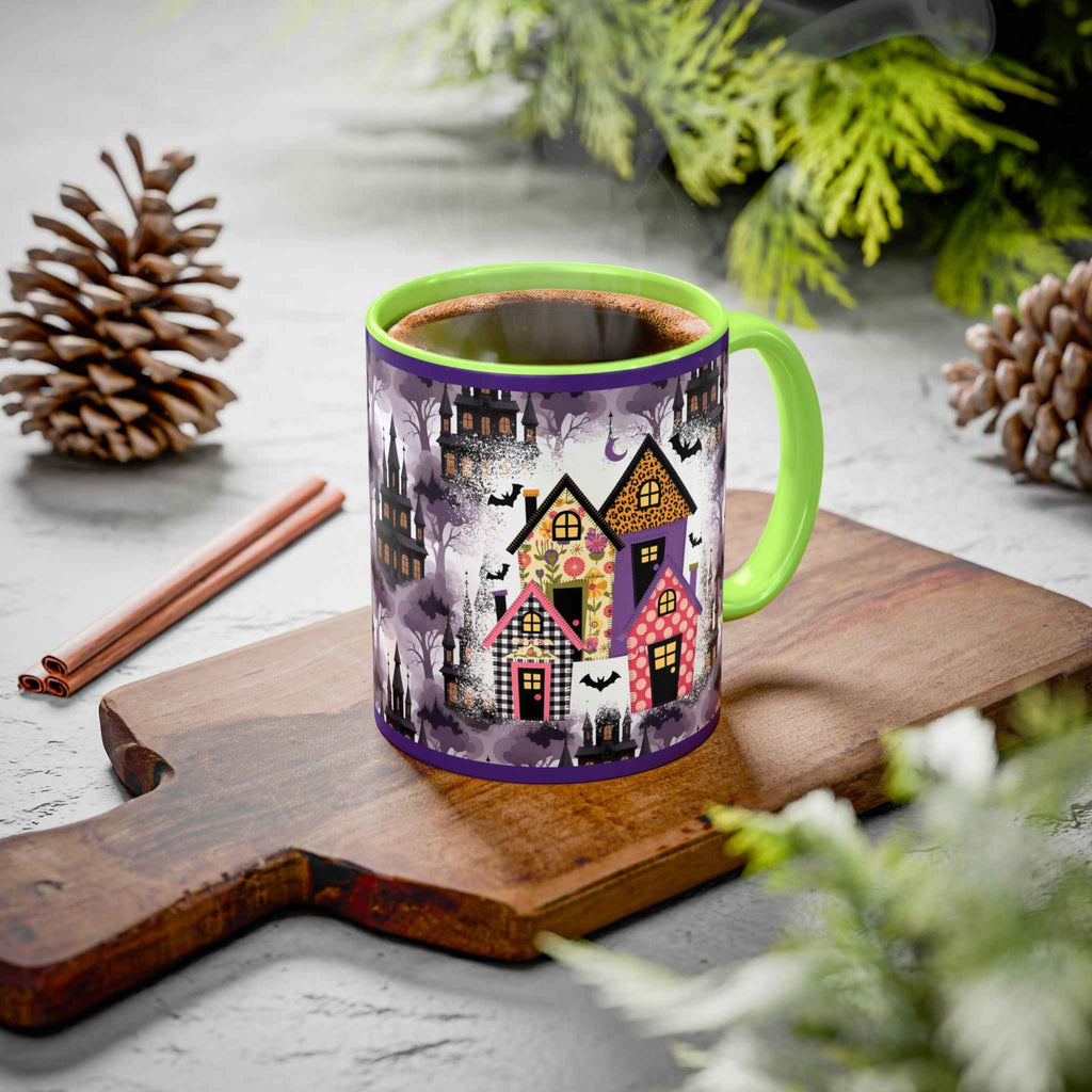 Colorful Halloween Mugs - Unique Witch-Themed Coffee Cup for Spooky Autumn Gifts