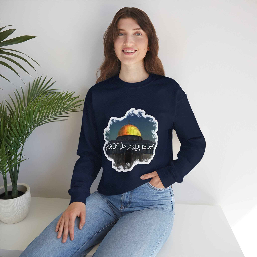 Palestine Best Sweatshirt - Heavy Blend Crewneck Palestine Sweatshirt