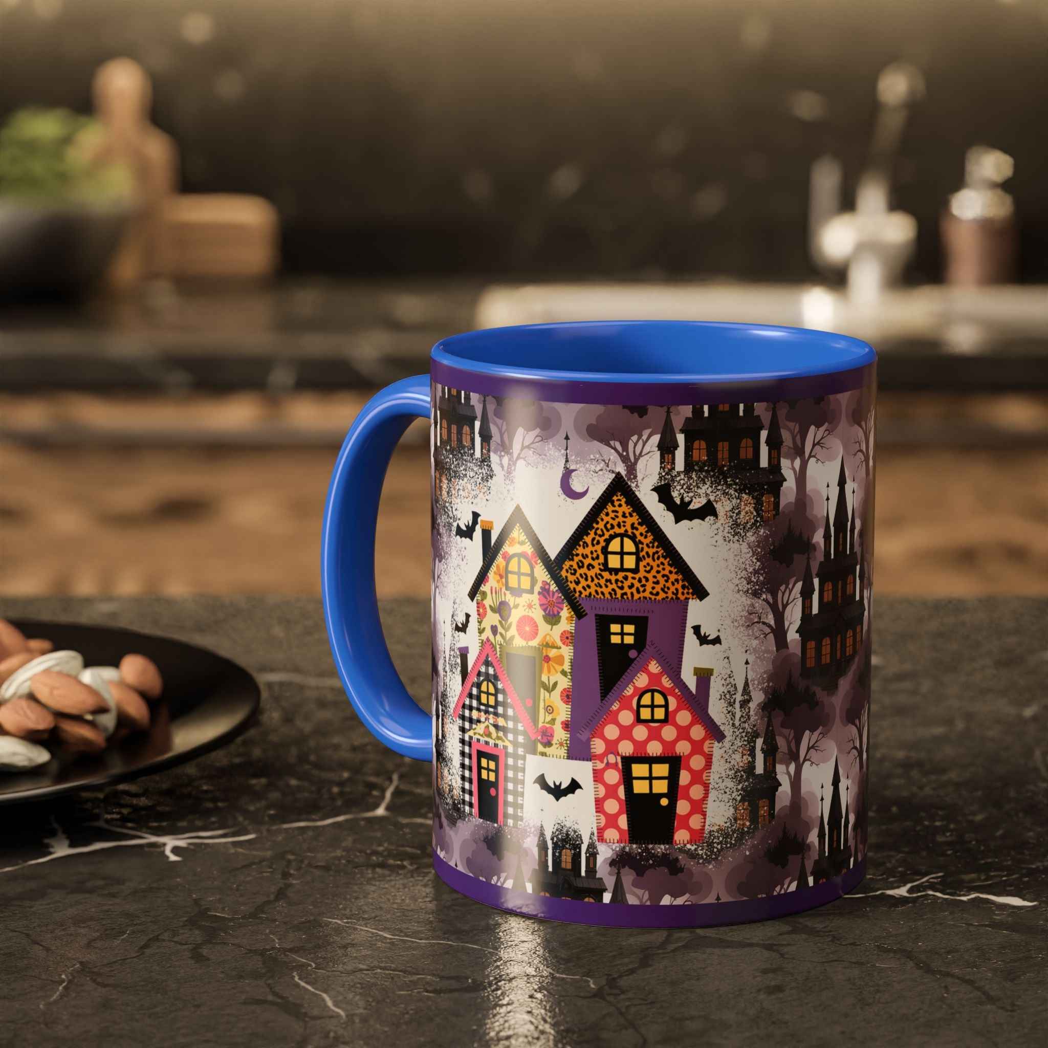 Colorful Halloween Mugs - Unique Witch-Themed Coffee Cup for Spooky Autumn Gifts