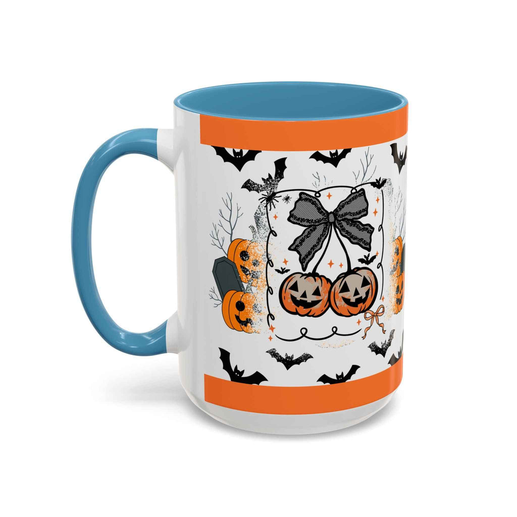 Halloween Coffee Mug - Spooky Pumpkin Design Accent