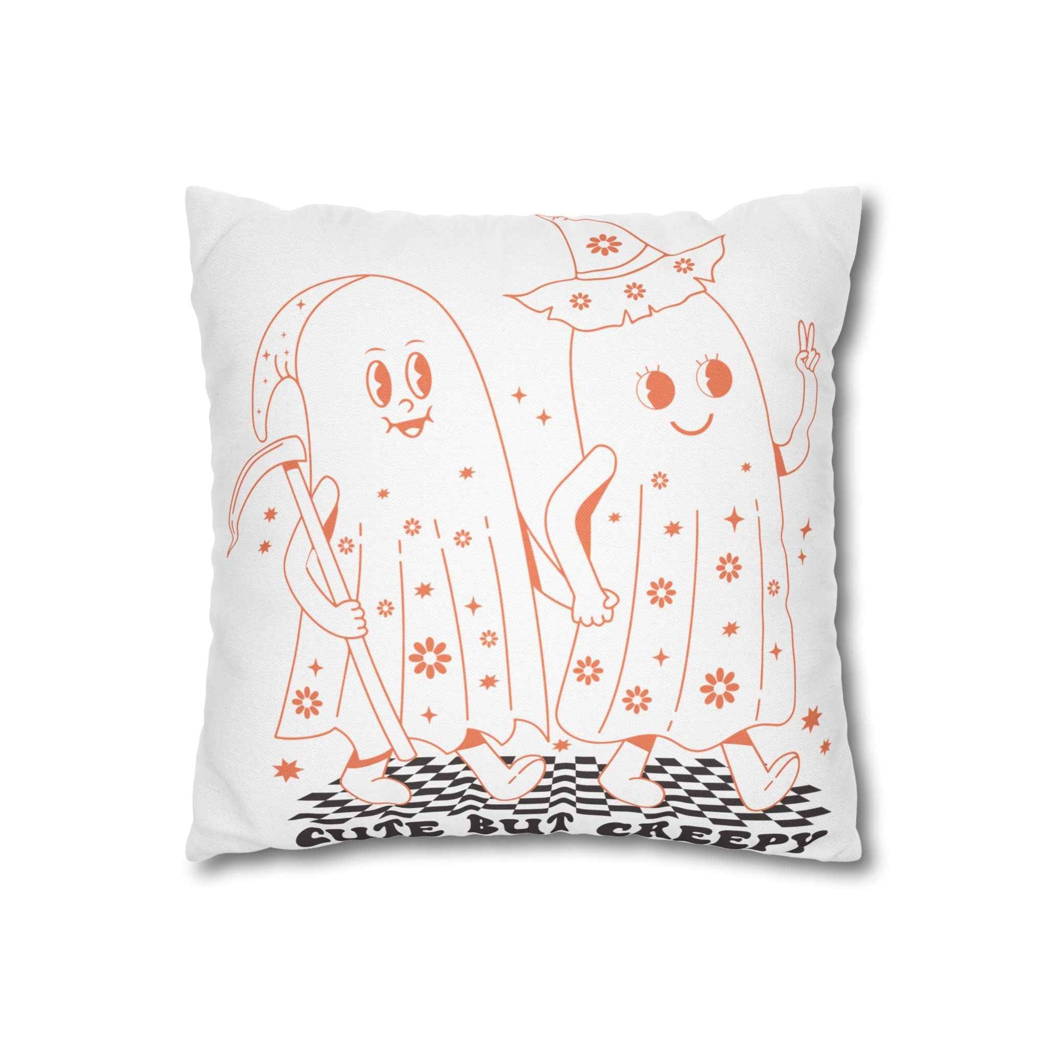 Cute Ghost Halloween Pillowcase for Cozy Fall Home Decor and Spooky Party Vibes