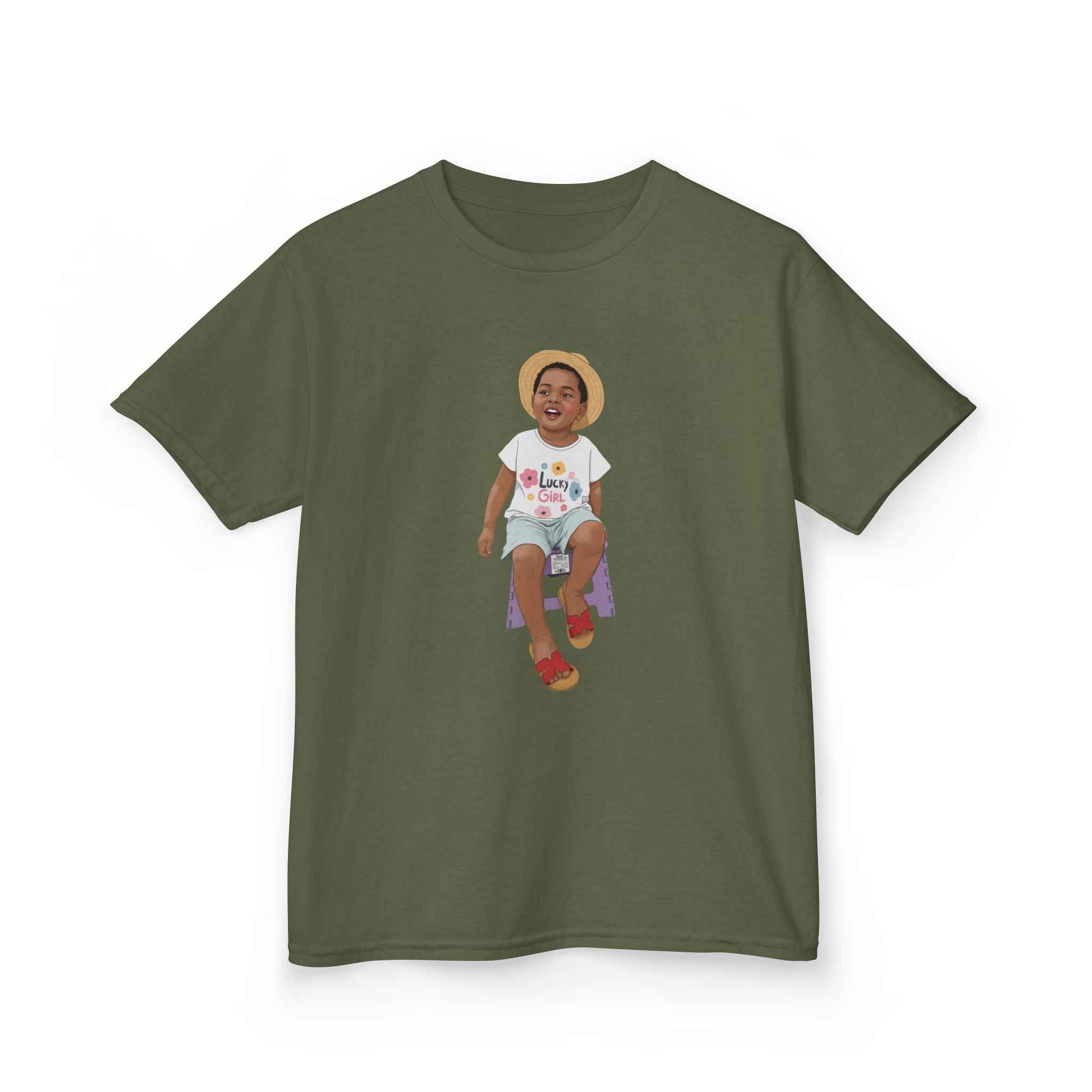 Whimsical Kids T-Shirt for Summer Fun, Cute Children's Apparel and Birthday Gift