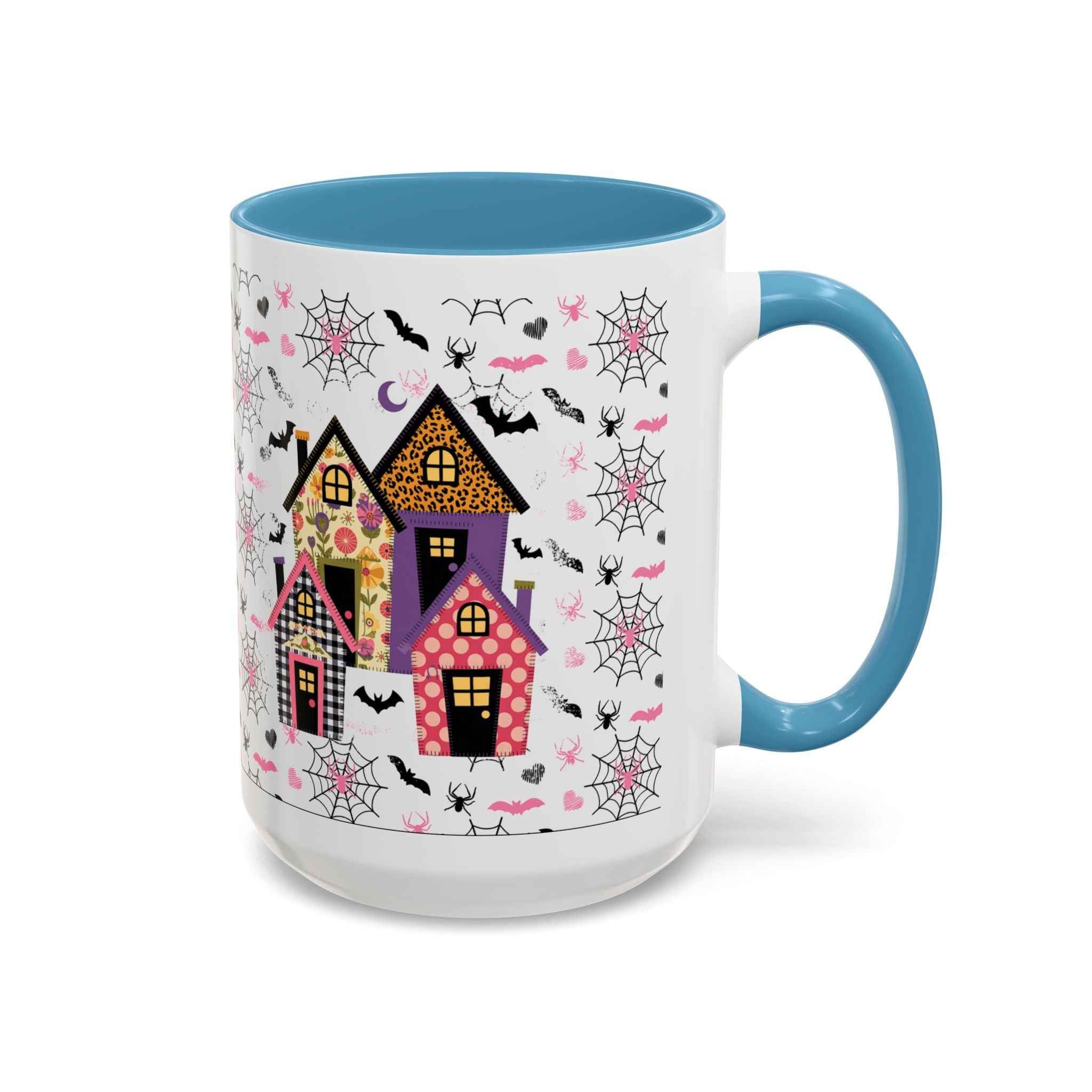 Halloween Coffee Mug | Spooky House Design, Perfect Fall Decor and Witchy Gifts for Autumn Celebrations and Cozy Nights
