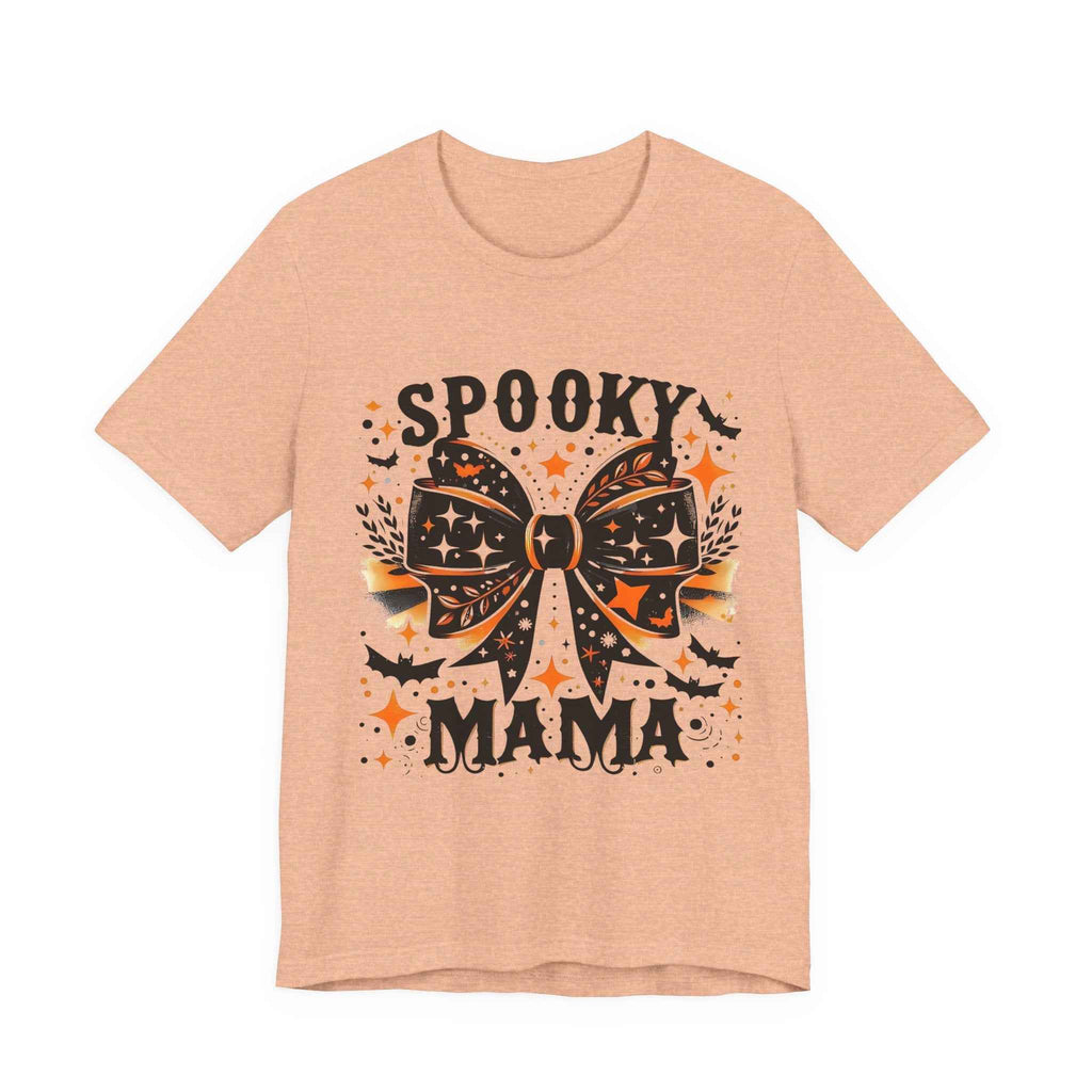 Spooky Mama T-Shirt - Unisex Jersey Tee for Halloween, Family Events, Gifts for Moms, Autumn Fashion, Casual Wear