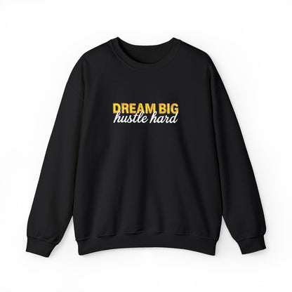 Dream Big Floral Sweatshirt - Inspirational Crewneck Pullover "Dream Big, Sparkle Fierce" - Ghita Shop