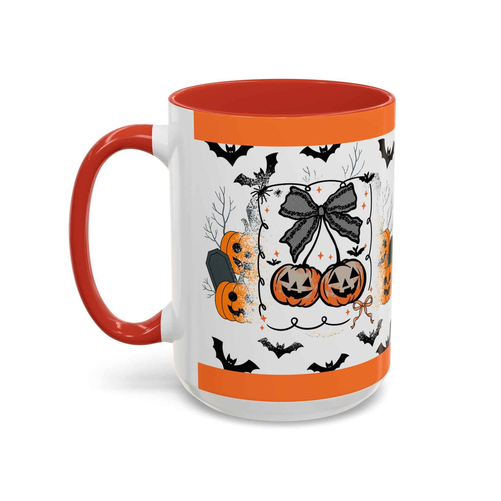 Halloween Coffee Mug - Spooky Pumpkin Design Accent