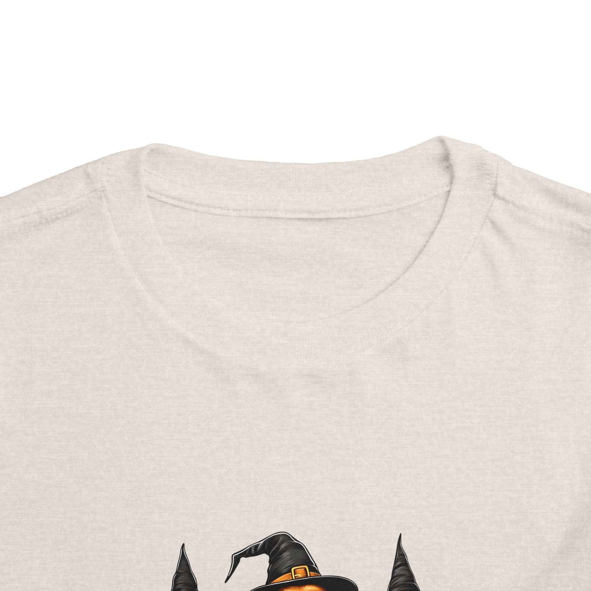 Halloween Puppy Witch Tee - Cute Toddler Shirt for Kids' Halloween Fun