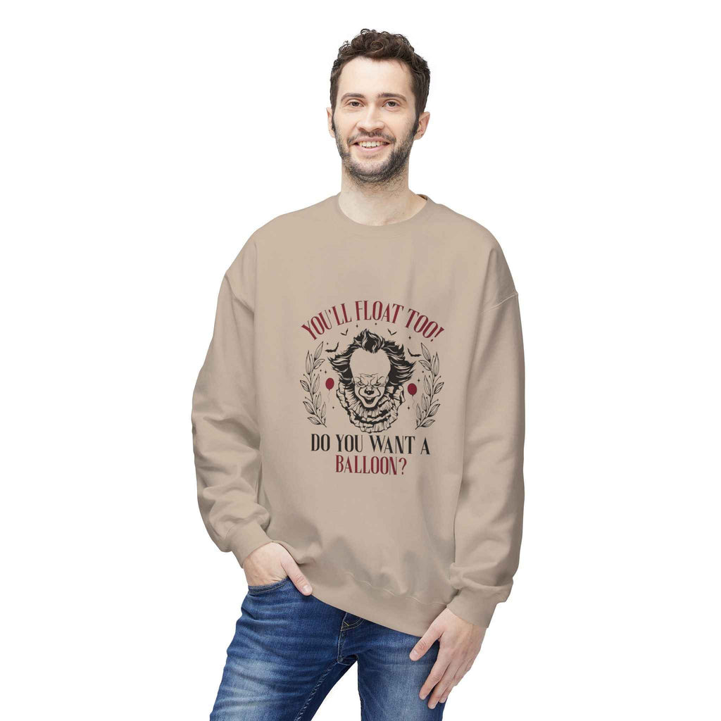 Creepy Chills Sweatshirt - Scary Movie Merch for Horror Apparel Lovers