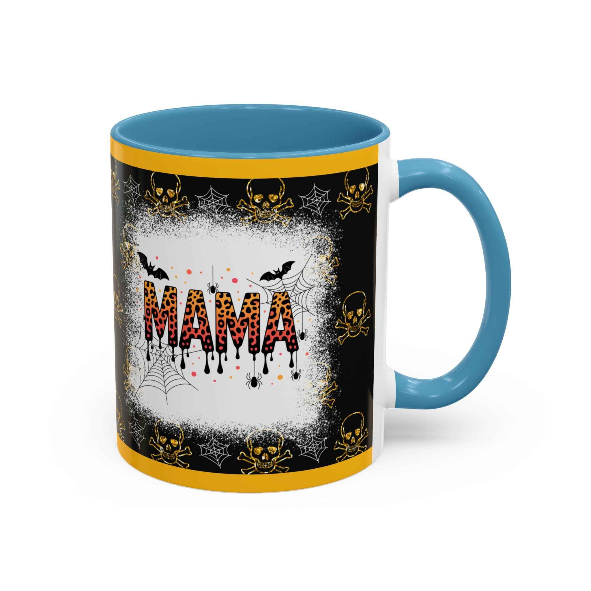 Spooky Mama Coffee Mug - Unique Personalized Halloween Gift, Goth Decor, Witchy Mug