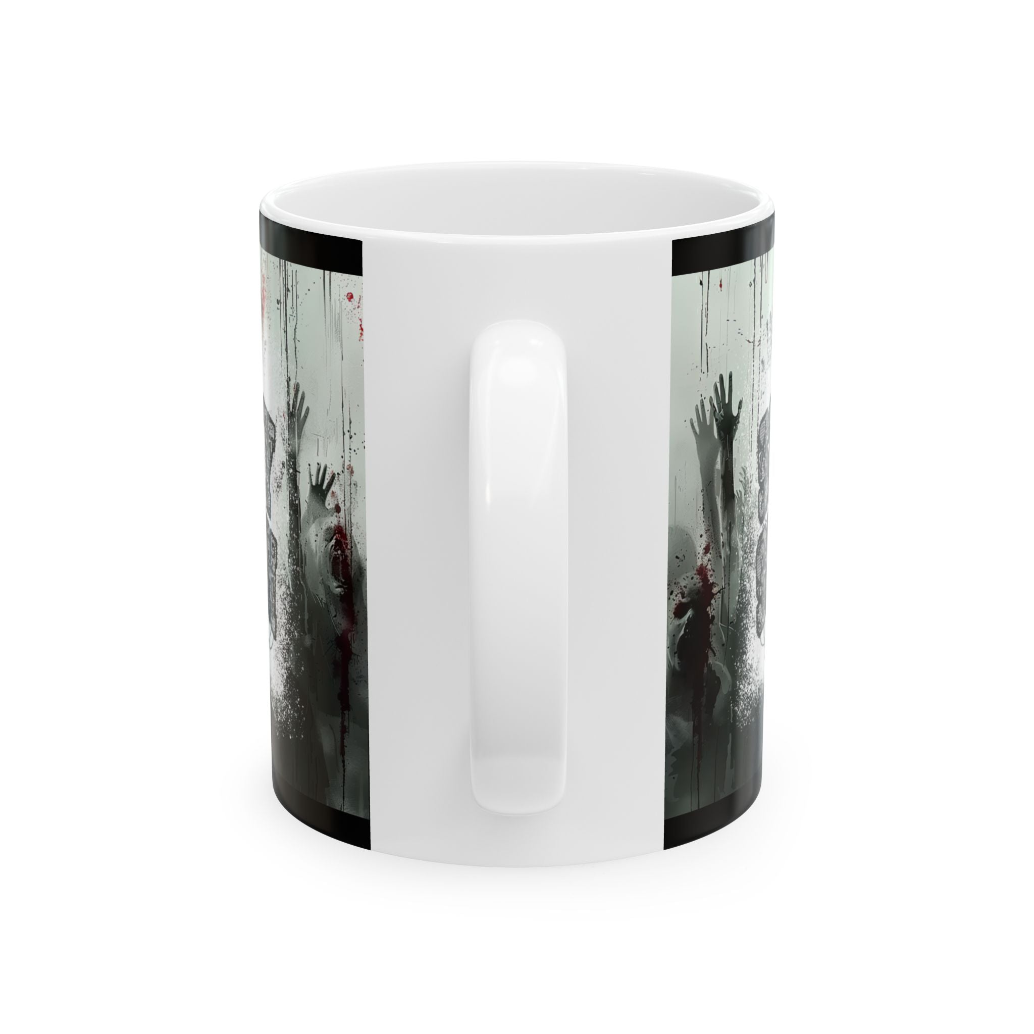 Spooky Scary Ceramic Mug, Halloween Mug, Horror Coffee Cup, Unique Gift - Ghita Shop