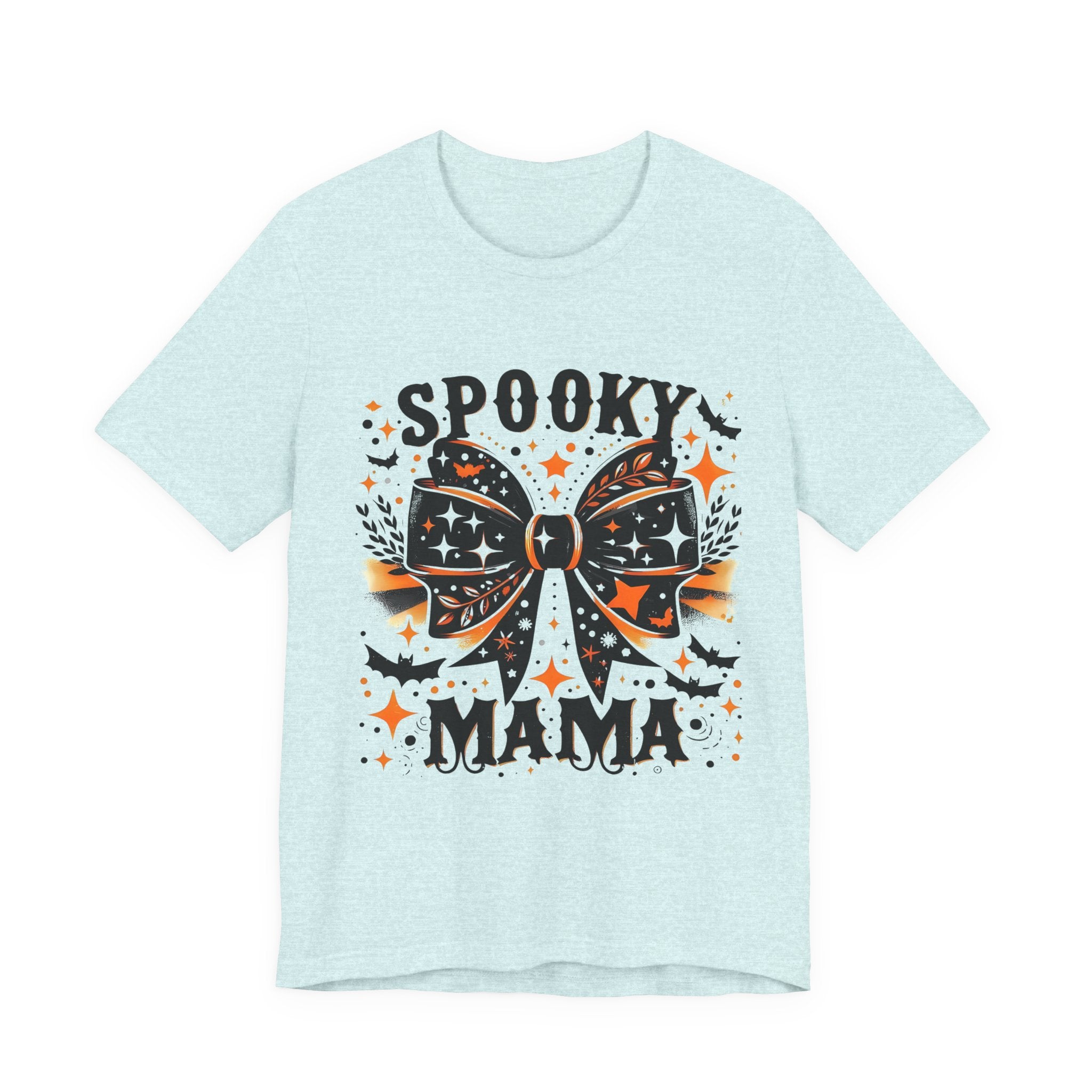 Spooky Mama T-Shirt - Unisex Jersey Tee for Halloween, Family Events, Gifts for Moms, Autumn Fashion, Casual Wear