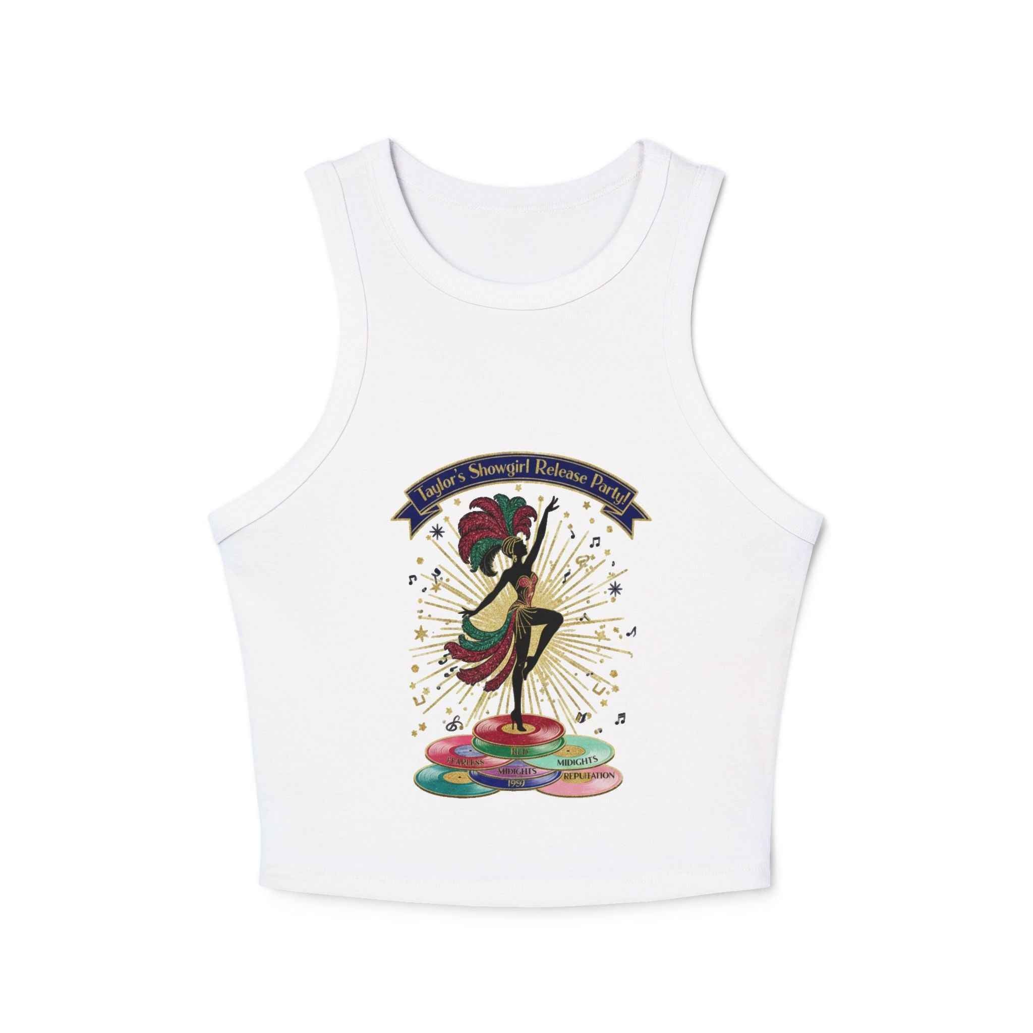 Showgirl Taylor Tank Top - Celebrate with Stylish Party Design