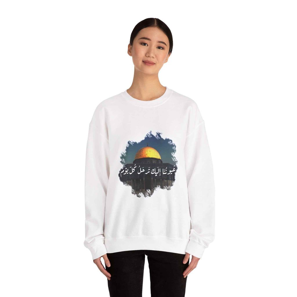 Palestine Best Sweatshirt - Heavy Blend Crewneck Palestine Sweatshirt