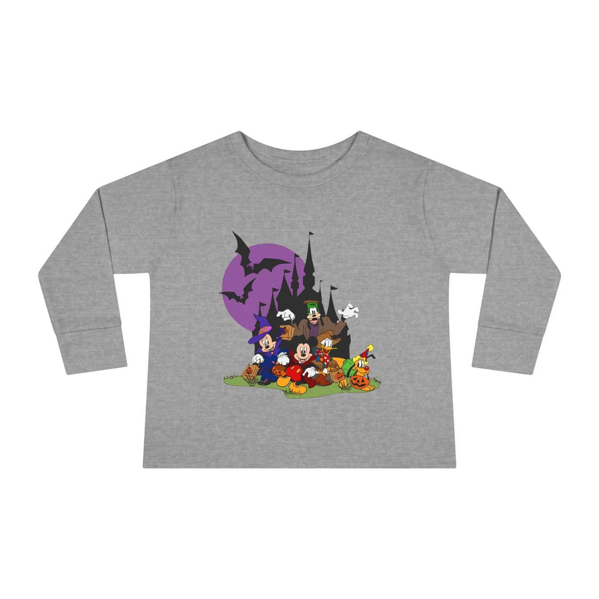 Toddler Halloween Tee - Long Sleeve Spooky Season Outfit, Ideal Trick or Treat Costume, Comfortable Kids Playwear