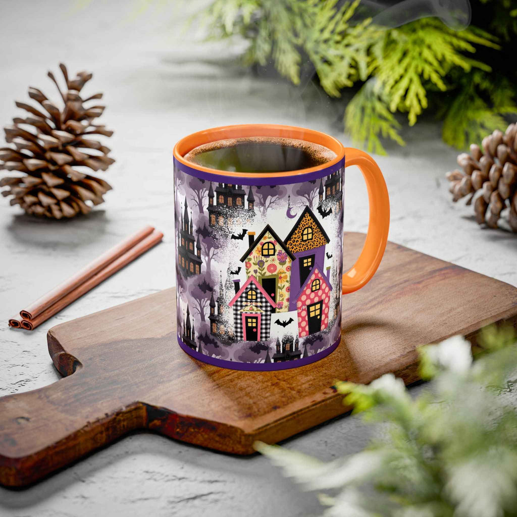 Colorful Halloween Mugs - Unique Witch-Themed Coffee Cup for Spooky Autumn Gifts