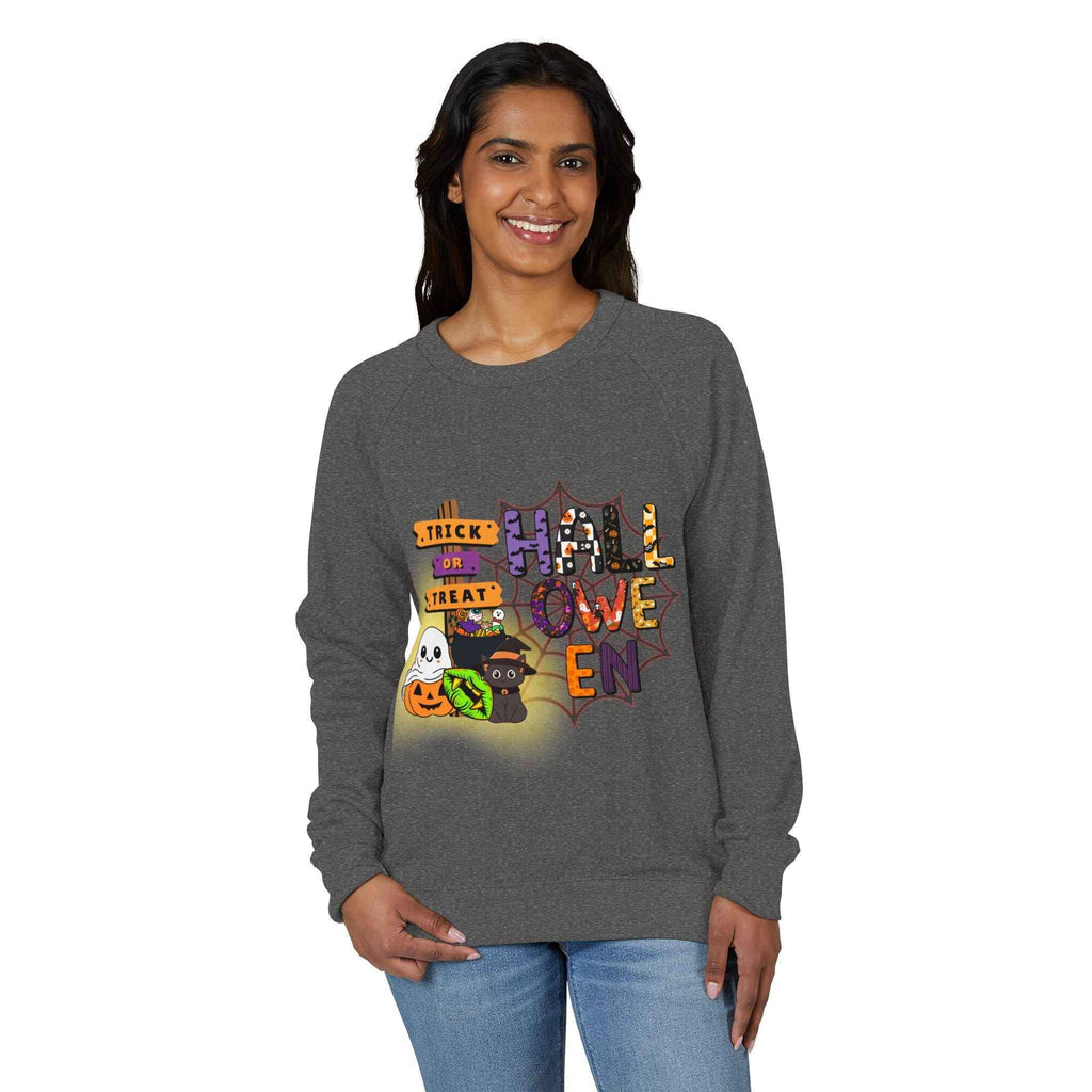 Halloween Graphic Sweatshirt - Trick or Treat Crewneck for Spooky Season
