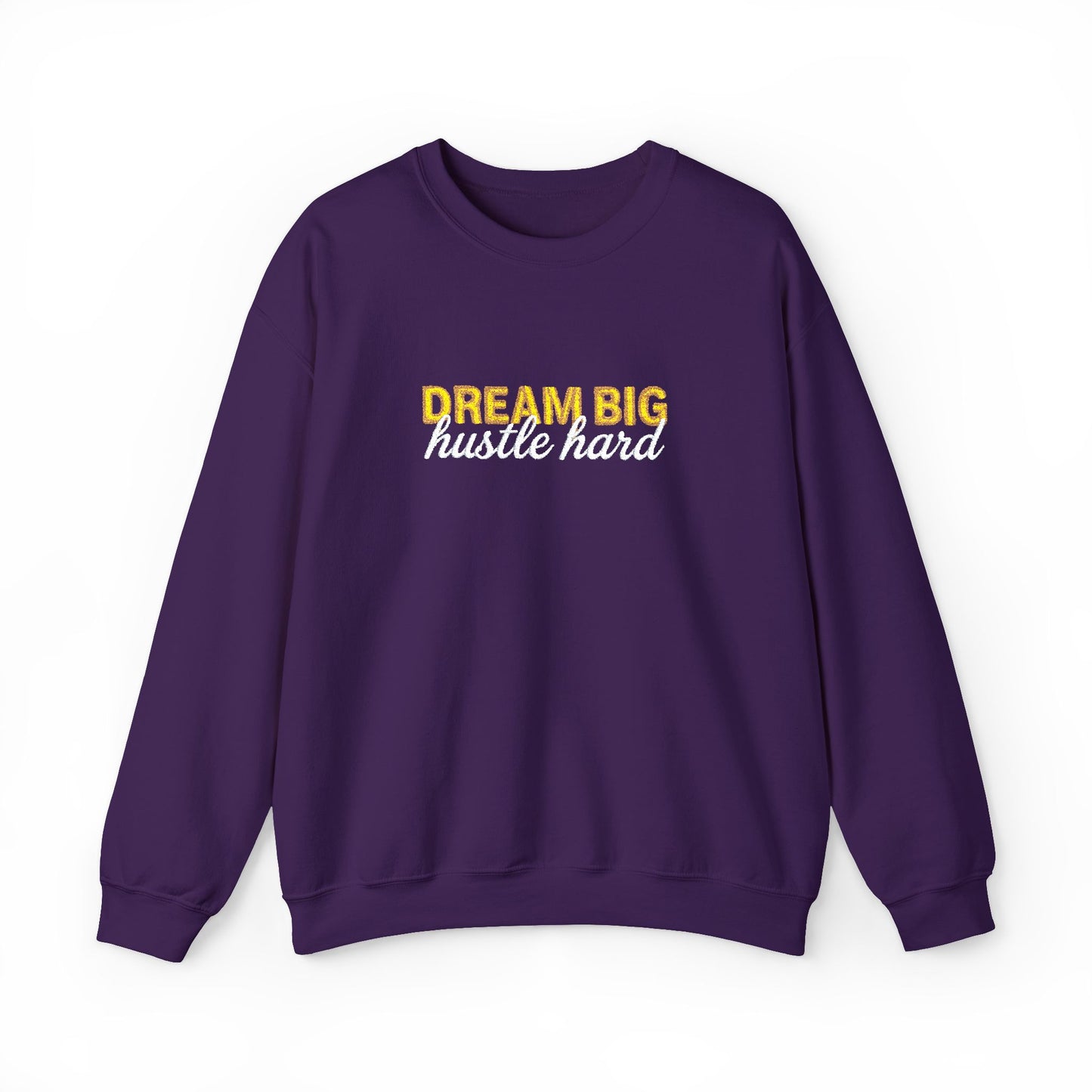 Dream Big Floral Sweatshirt - Inspirational Crewneck Pullover "Dream Big, Sparkle Fierce" - Ghita Shop
