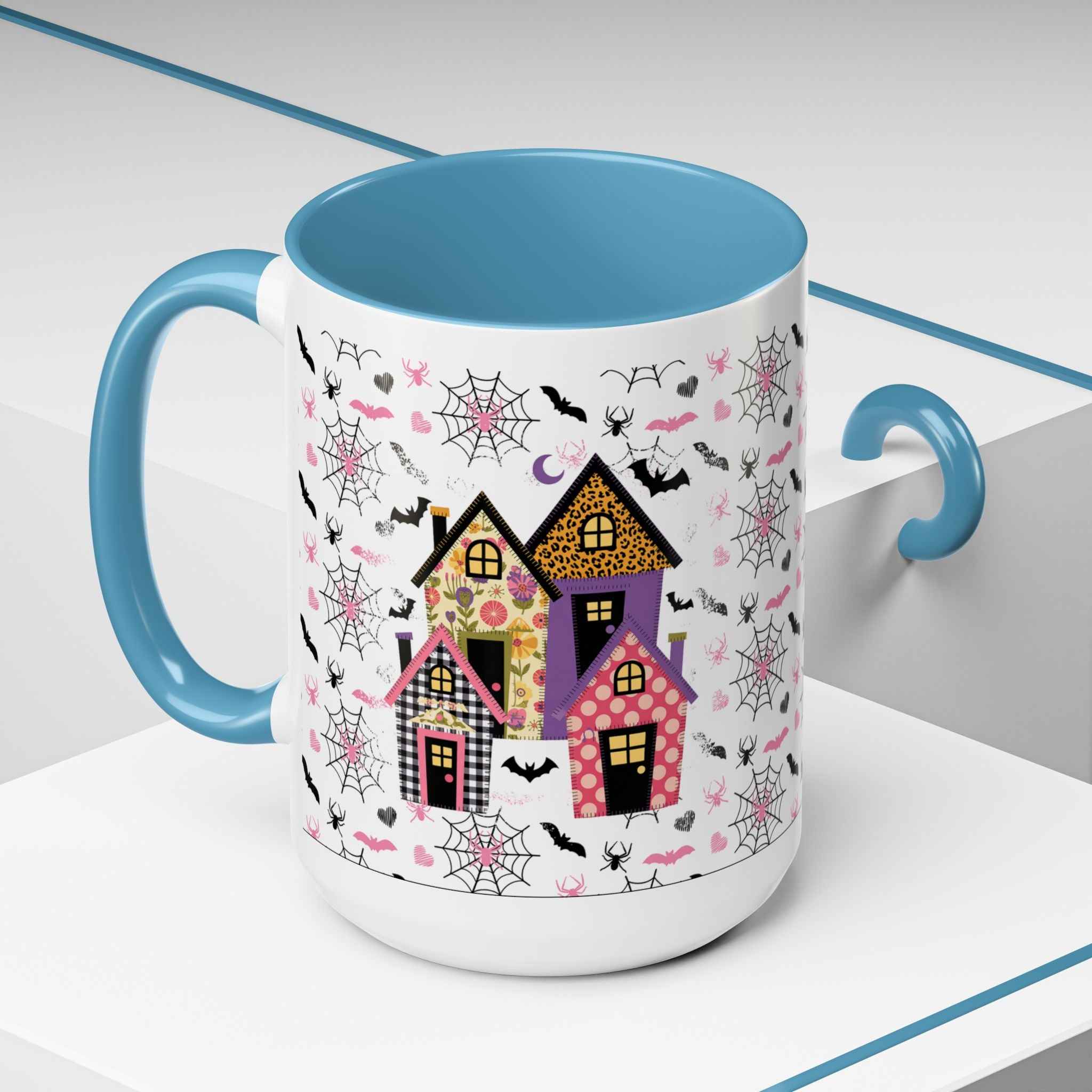 Halloween Coffee Mug | Spooky House Design, Perfect Fall Decor and Witchy Gifts for Autumn Celebrations and Cozy Nights