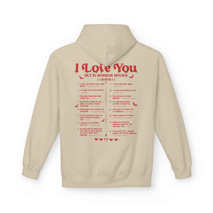 Horror Movie Lover Hoodie - Halloween Love Quotes Sweatshirt for Fans
