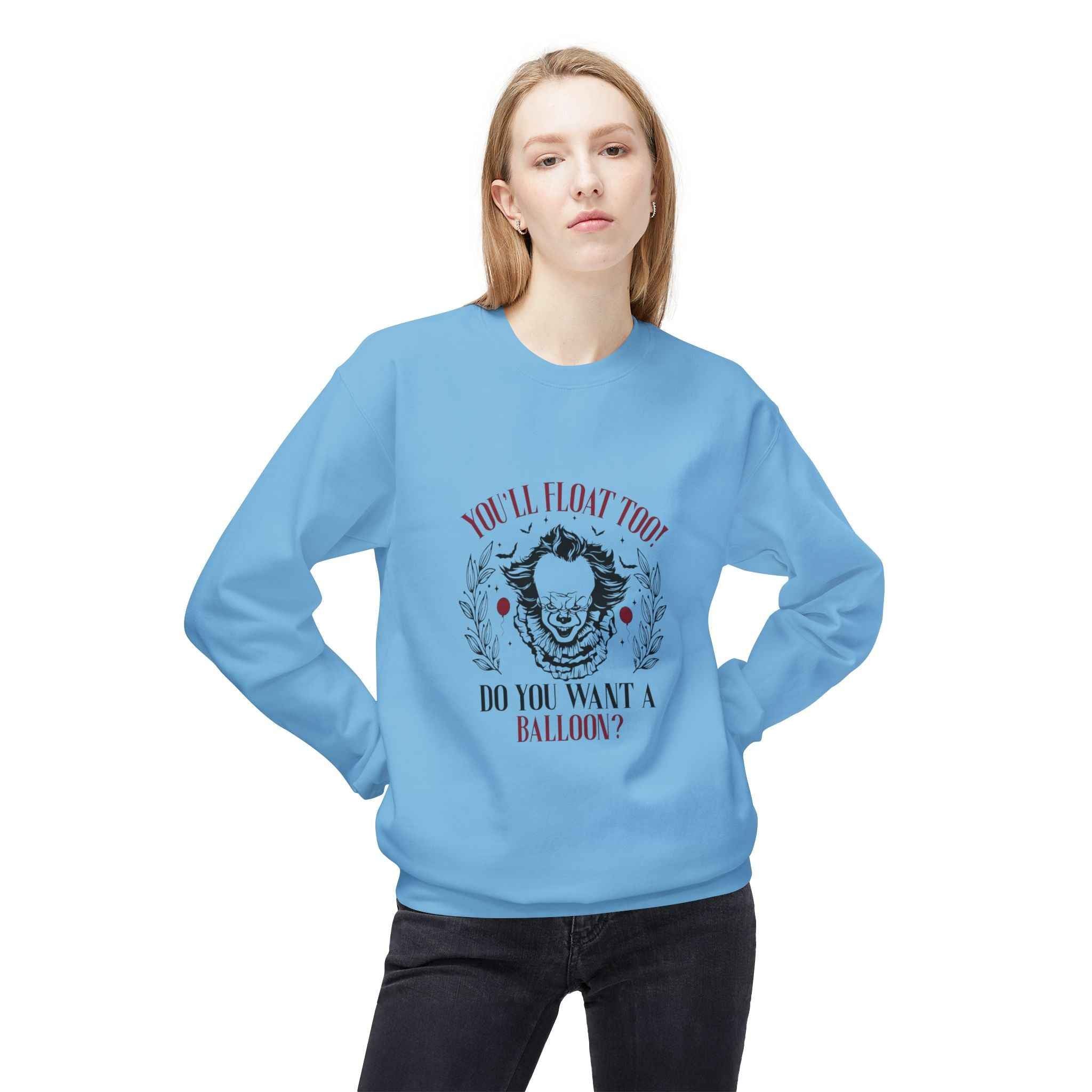 Creepy Chills Sweatshirt - Scary Movie Merch for Horror Apparel Lovers
