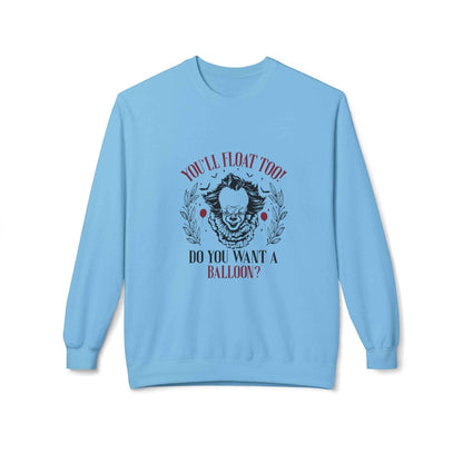 Creepy Chills Sweatshirt - Scary Movie Merch for Horror Apparel Lovers