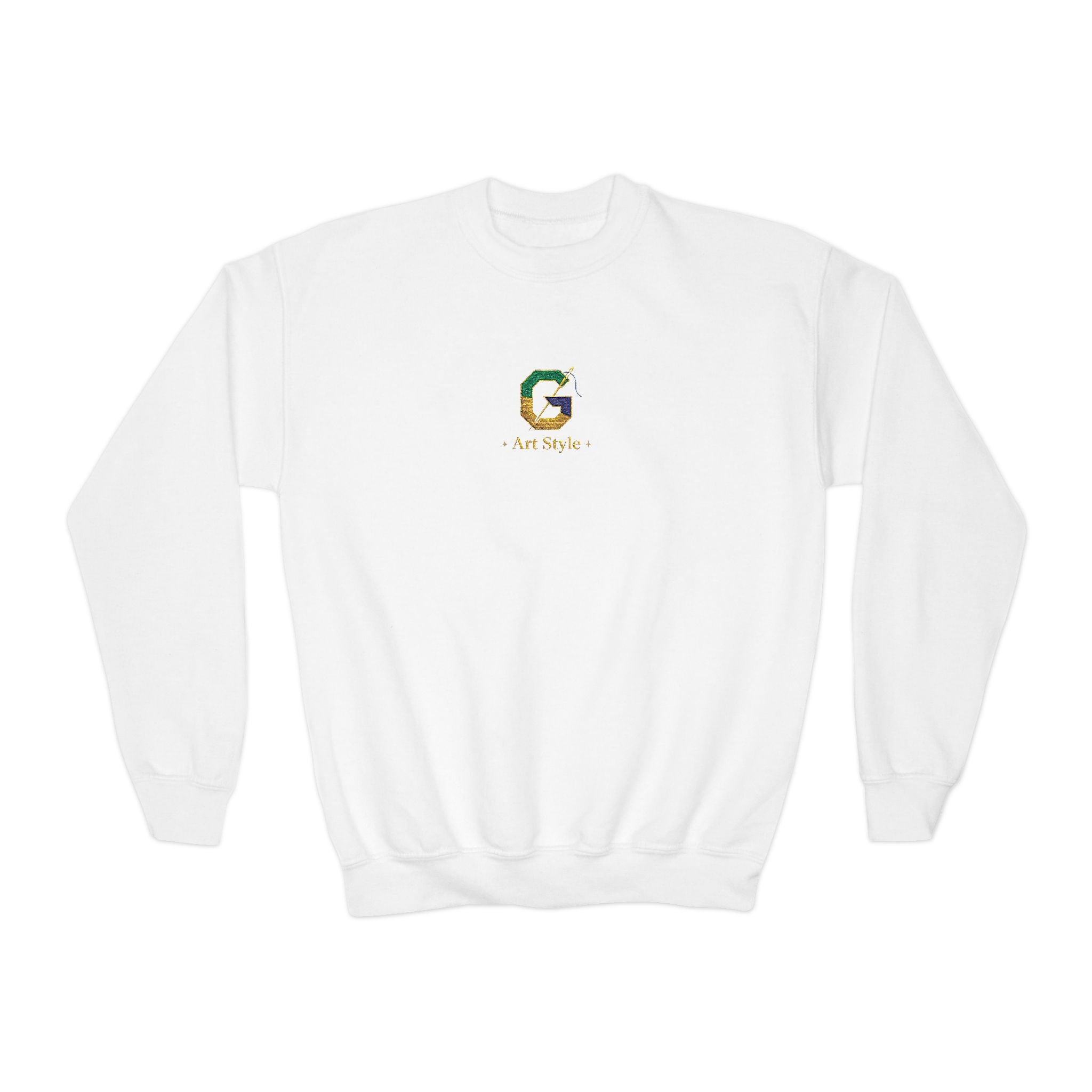 Colorful Letter G Sweatshirt for Youth - Stylish Crewneck Design