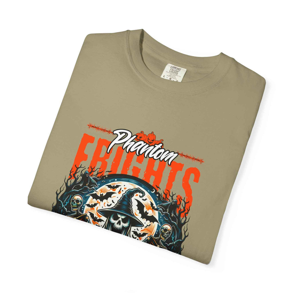 Phantom Frights T-Shirt - Unisex Garment-Dyed Tee for Spooky Seasons