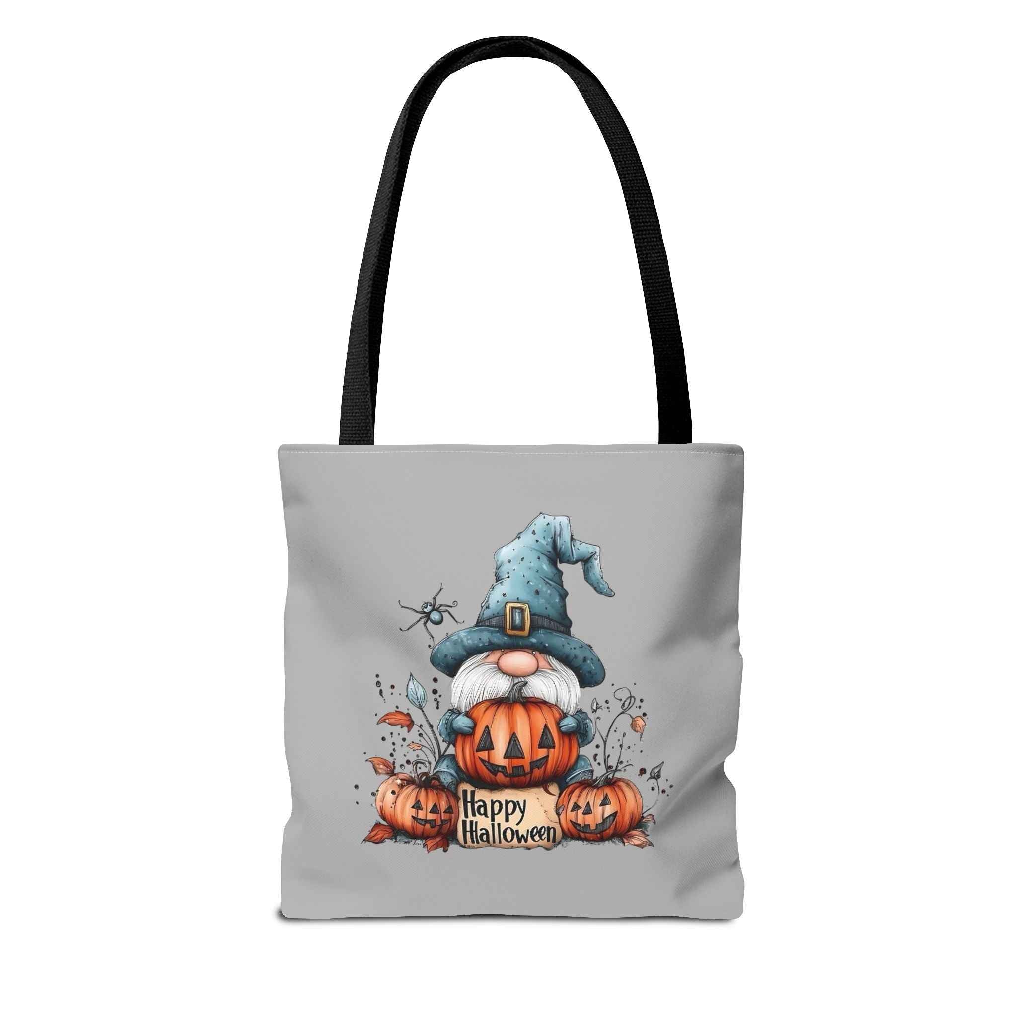 Halloween Mini Tote Bag - Spooky Pumpkin Design for Trick or Treating