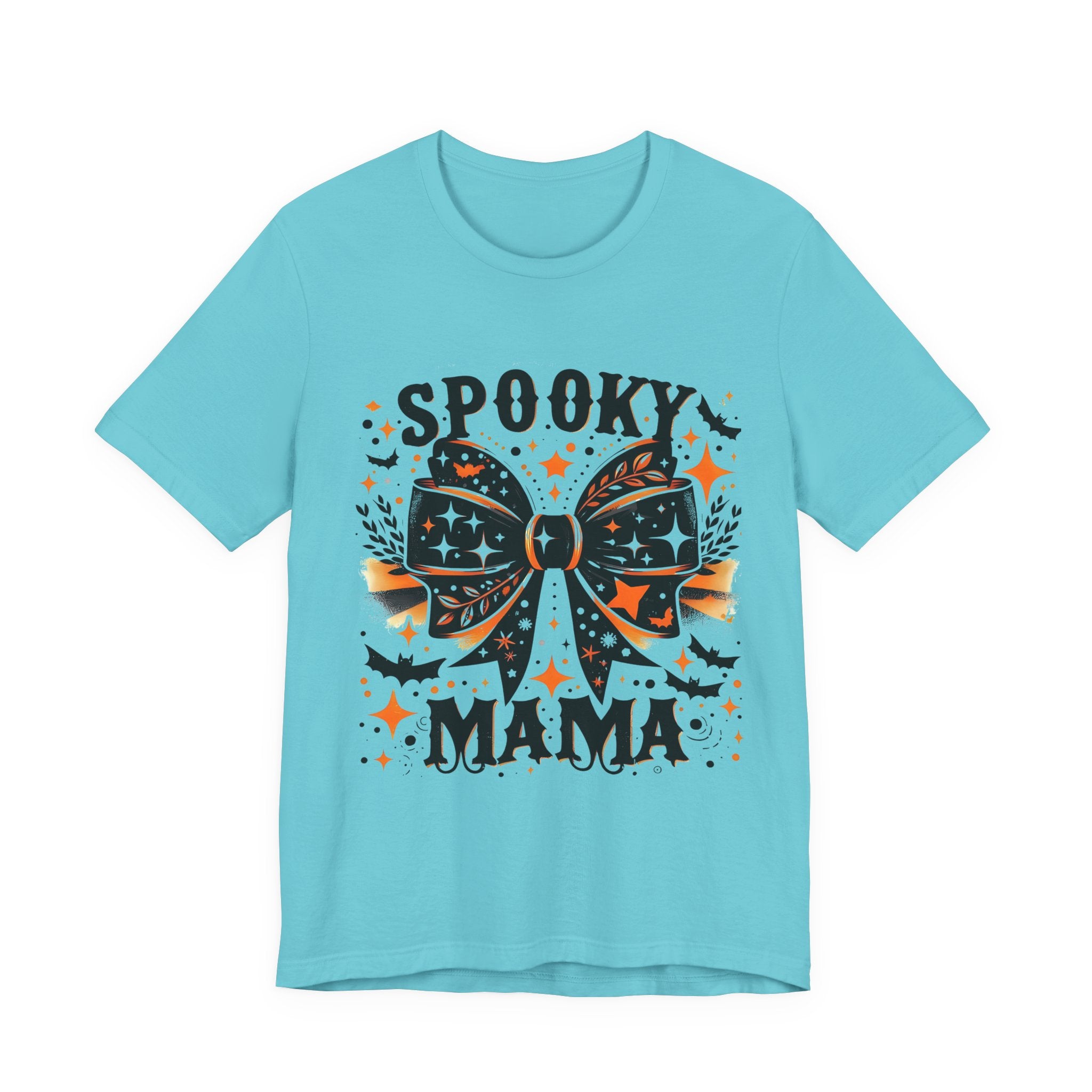 Spooky Mama T-Shirt - Unisex Jersey Tee for Halloween, Family Events, Gifts for Moms, Autumn Fashion, Casual Wear