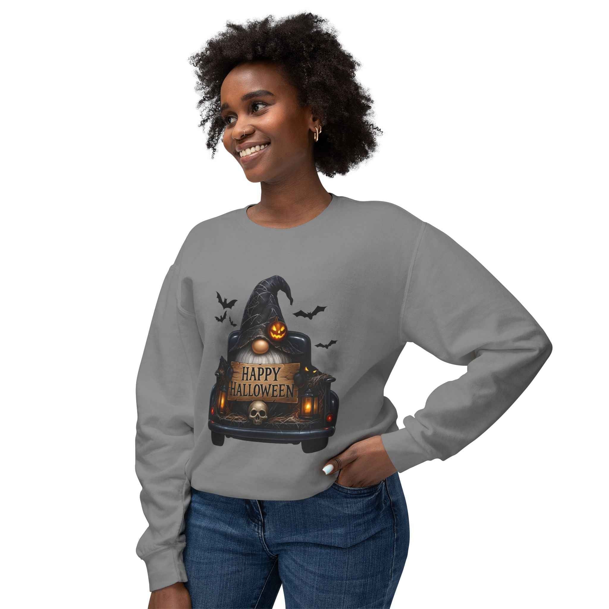 Halloween Unisex Sweatshirt - Spooky Crewneck for All Genders