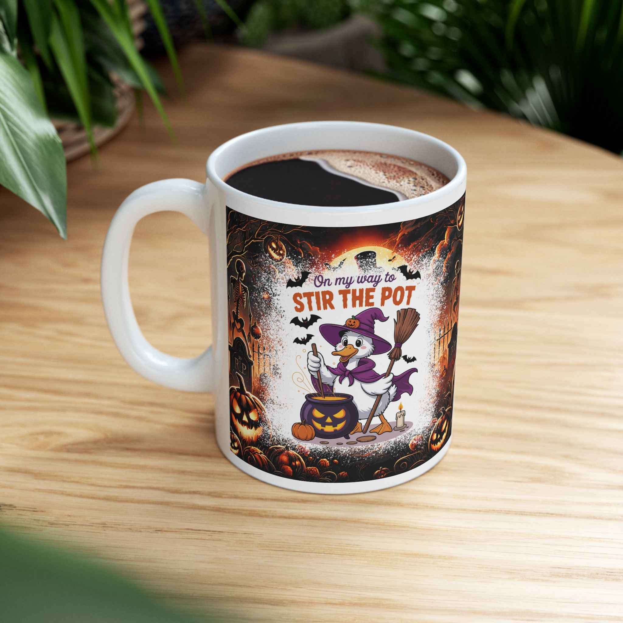 Mug - Stir the Pot Mug Ceramic (11oz, 15oz) for Coffee Lovers