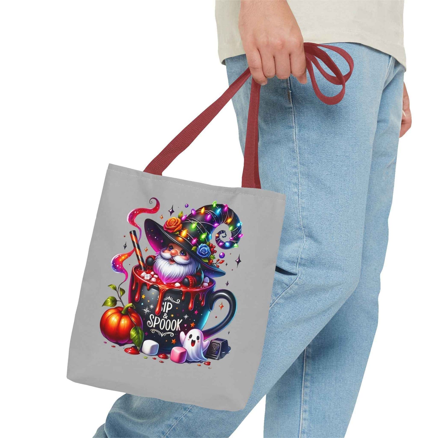 Halloween Gnome Tote Bag for Whimsical Shopping Adventures