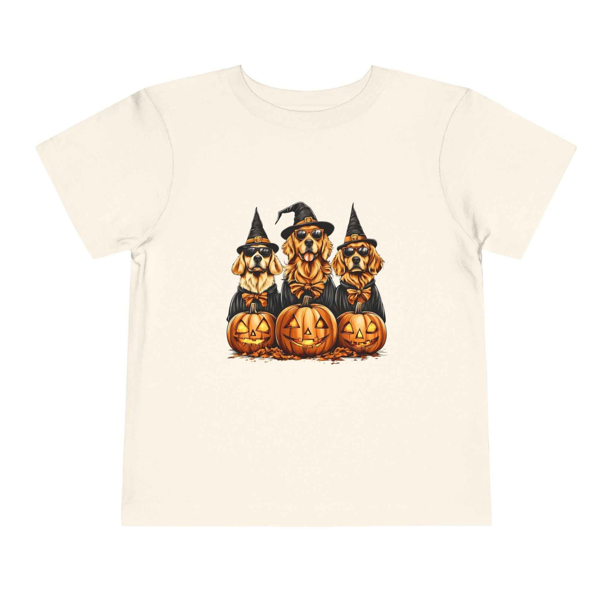 Halloween Puppy Witch Tee - Cute Toddler Shirt for Kids' Halloween Fun