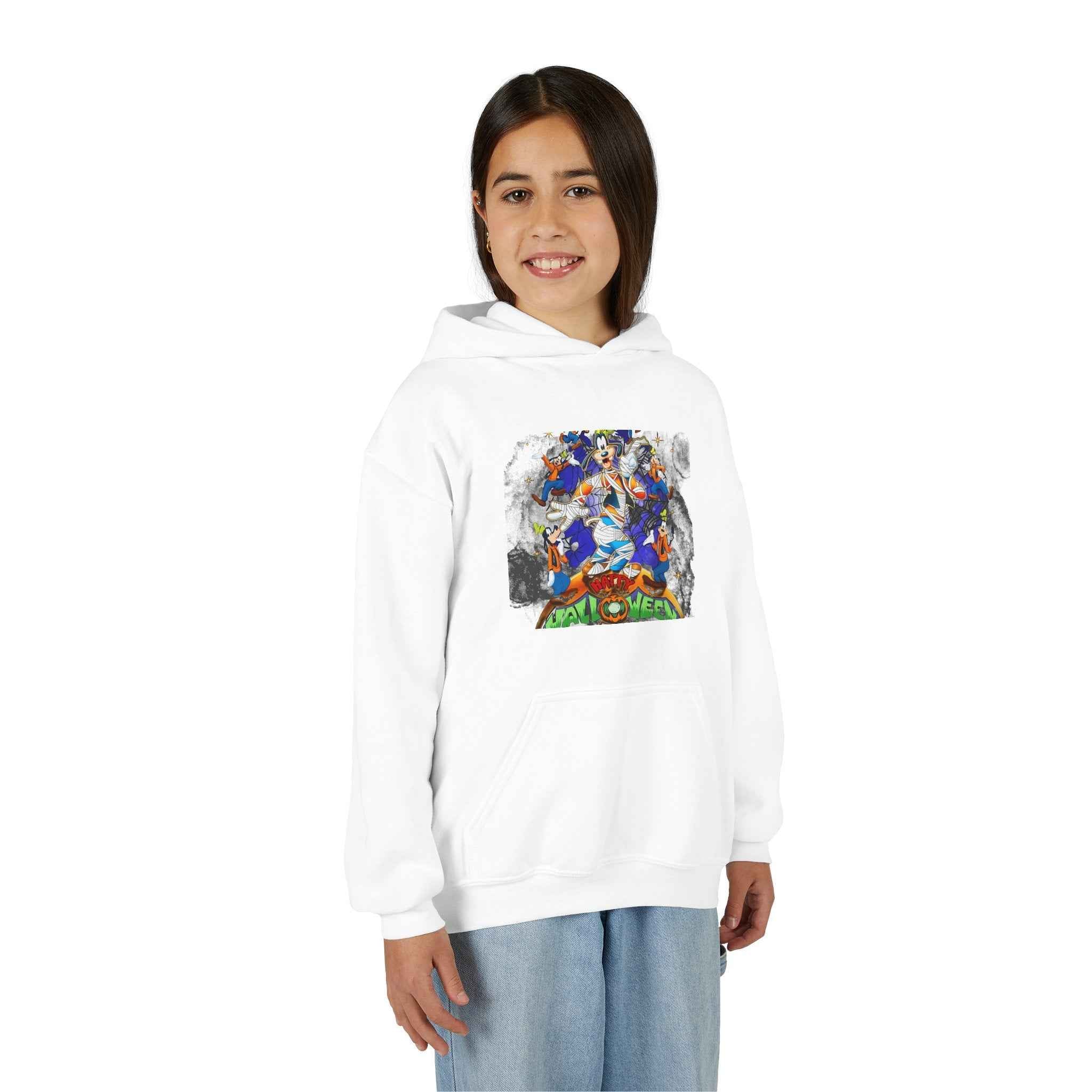 Youth Hoodie Colorful Cartoon Design for School Events