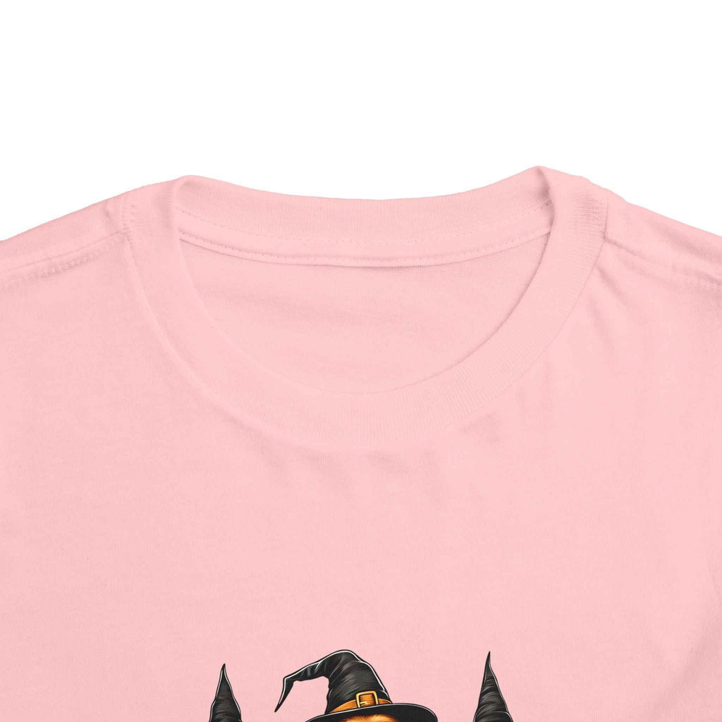 Halloween Puppy Witch Tee - Cute Toddler Shirt for Kids' Halloween Fun
