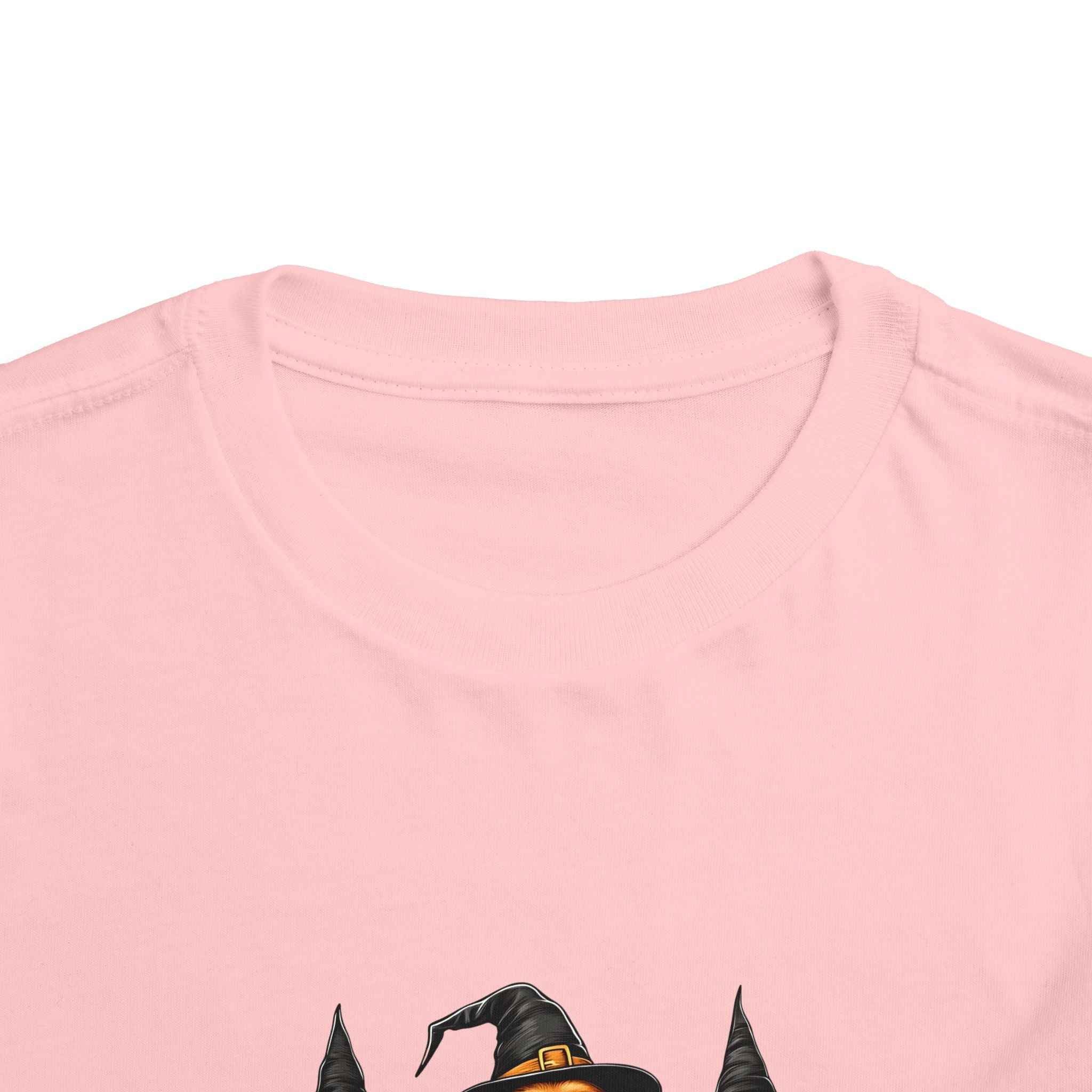 Halloween Puppy Witch Tee - Cute Toddler Shirt for Kids' Halloween Fun
