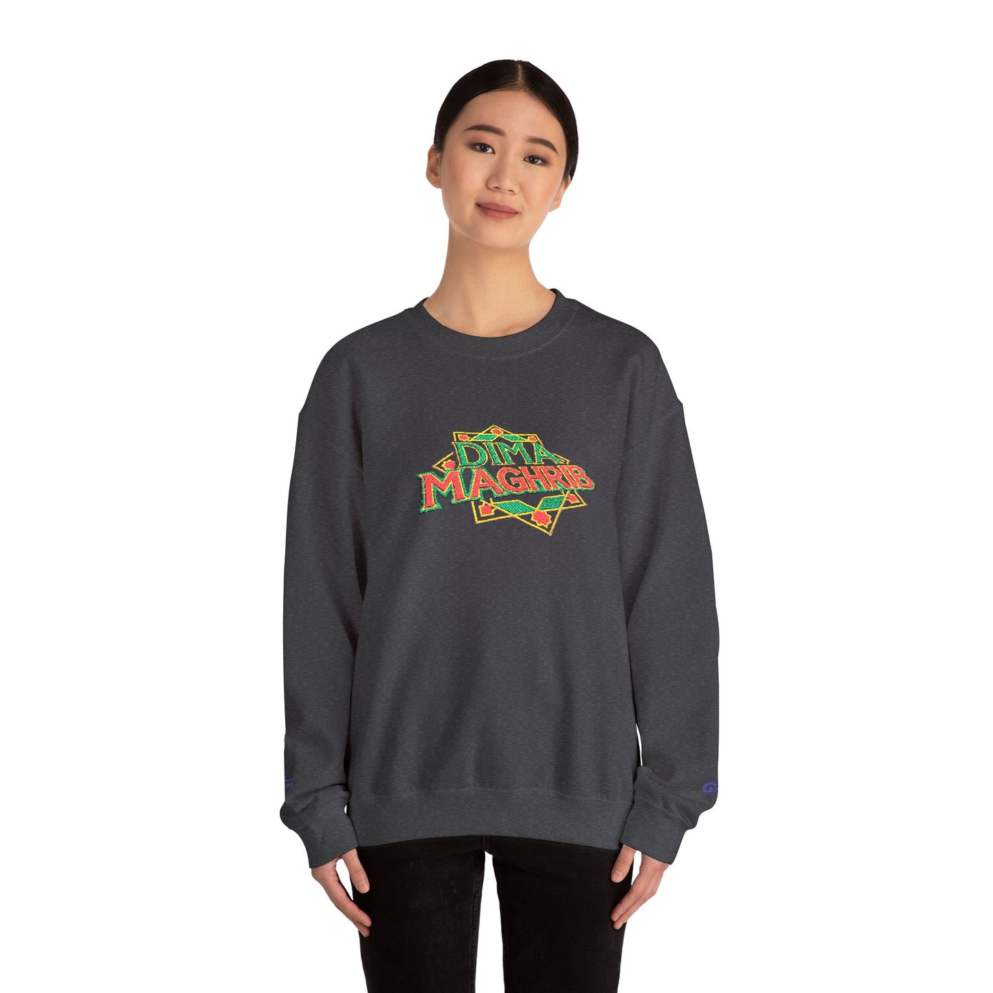 Día de Muertos Sweatshirt - Floral 'Dima Maghrb' Crewneck for Stylish Celebration - Ghita Shop