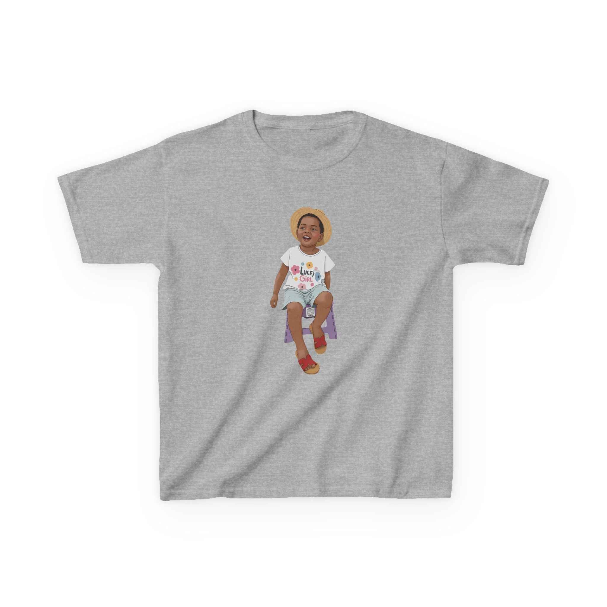 Whimsical Kids T-Shirt for Summer Fun, Cute Children's Apparel and Birthday Gift