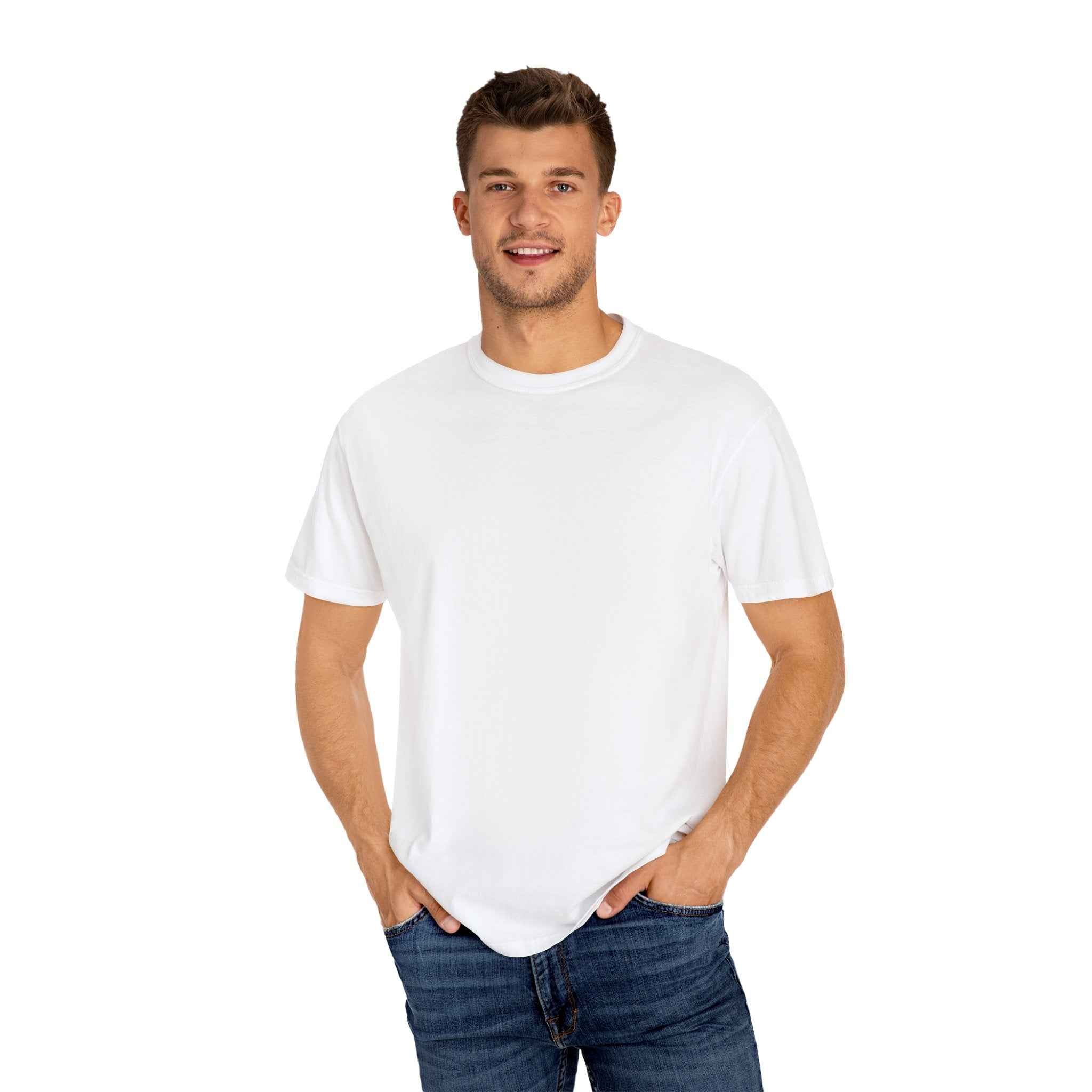 Garment-Dyed T-Shirt with Unique Design for Effortless Casual Style
